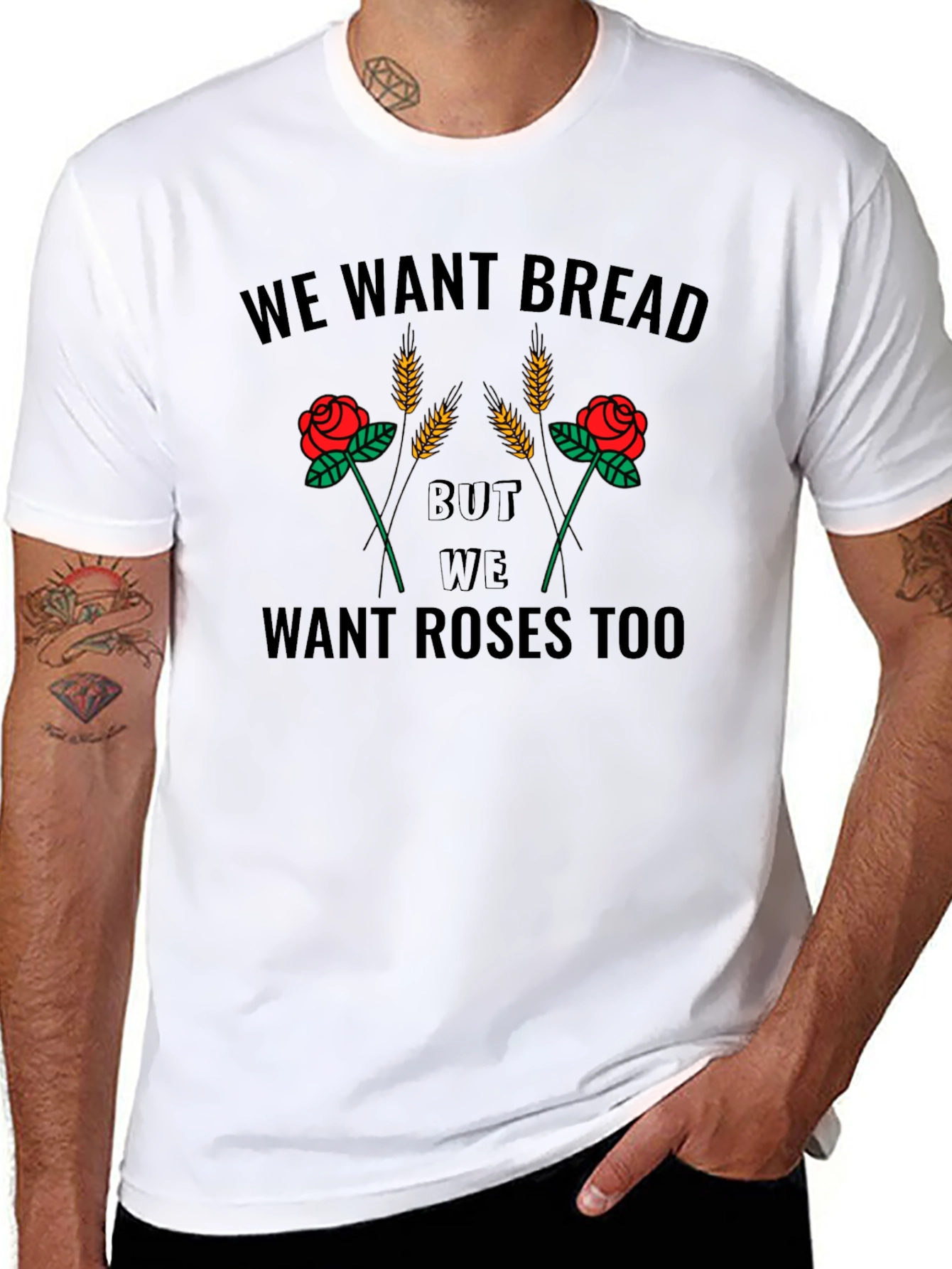 We Want Bread and Roses T-Shirt