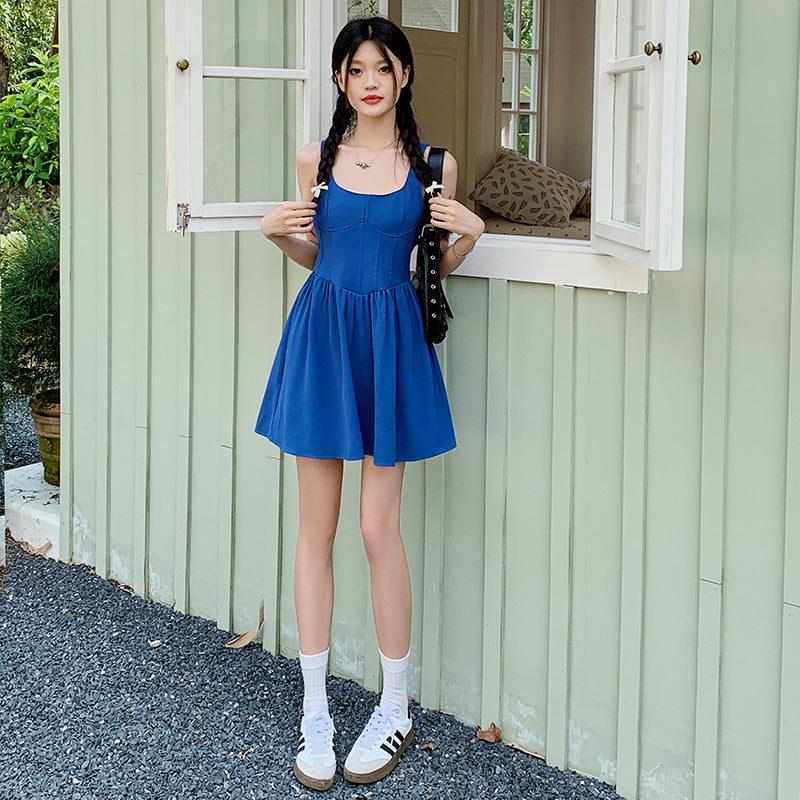 Women's Feel Summer Cute Age-Reducing Mini Length Strapless Dress