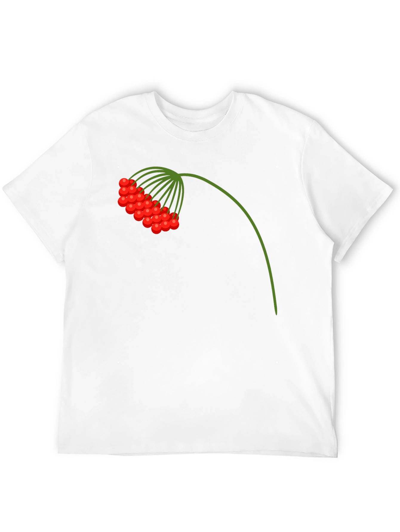 Viburnum Berry Graphic Tee - Casual Style