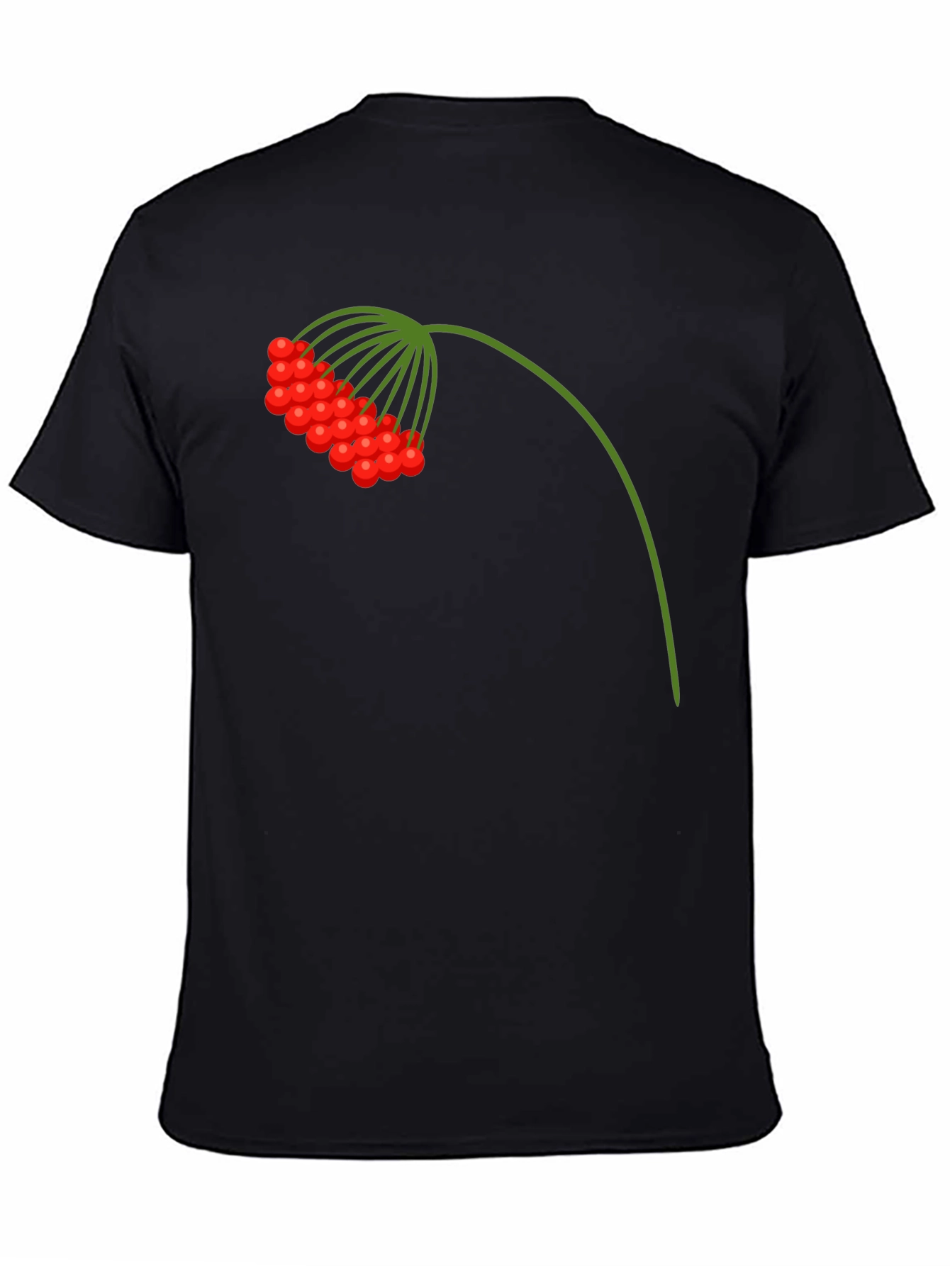 Viburnum Berry Graphic Tee - Casual Style