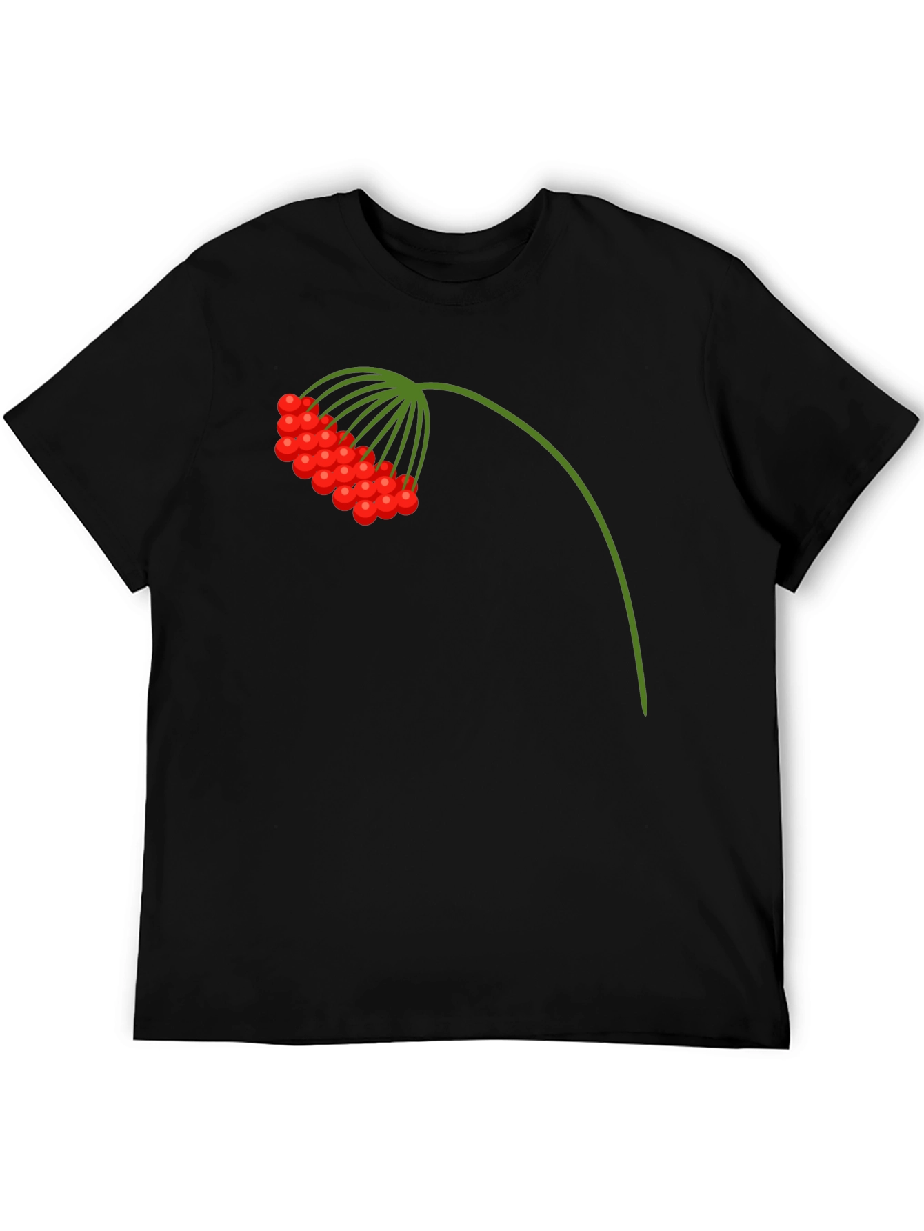 Viburnum Berry Graphic Tee - Casual Style