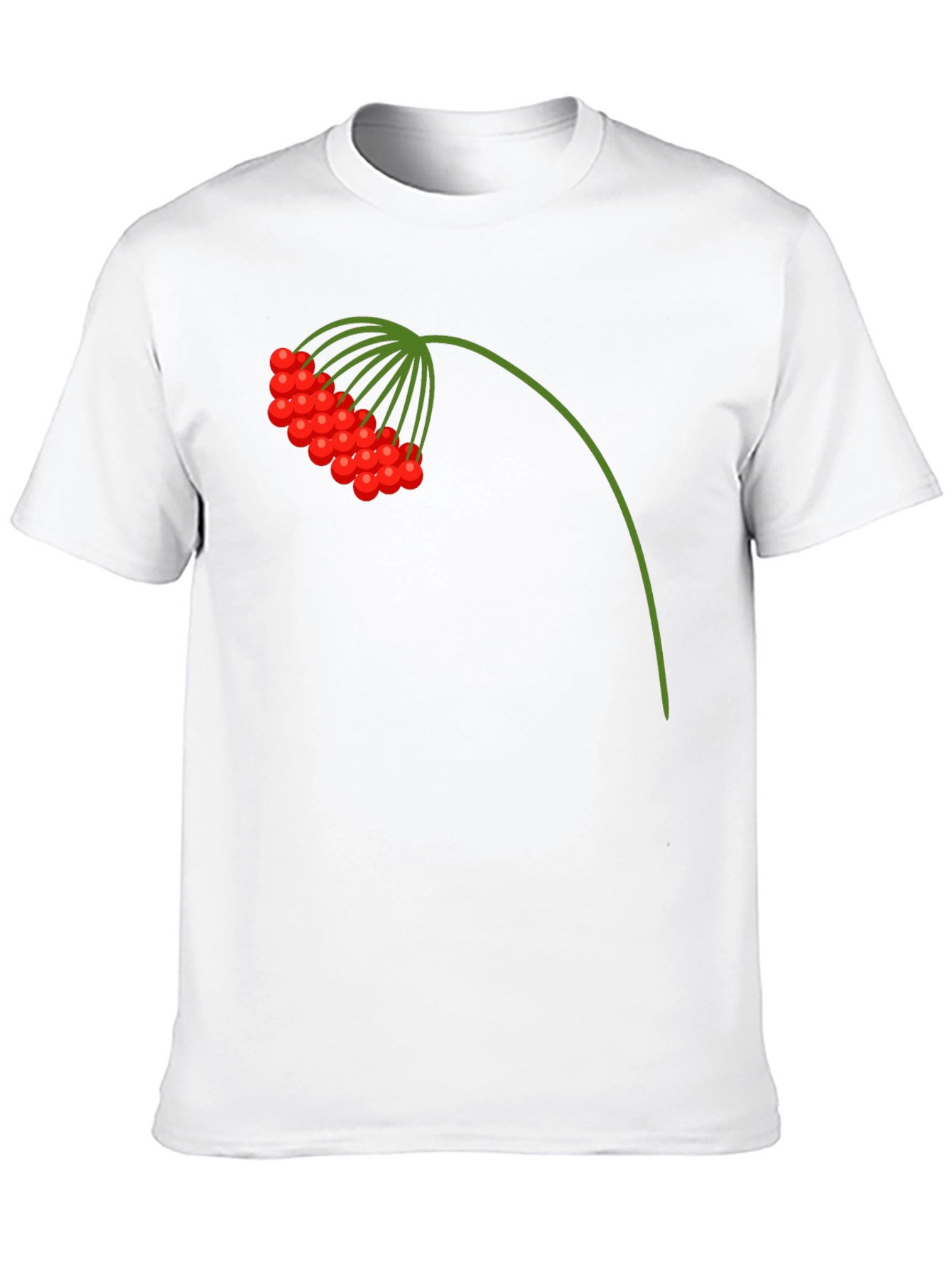 Viburnum Berry Graphic Tee - Casual Style