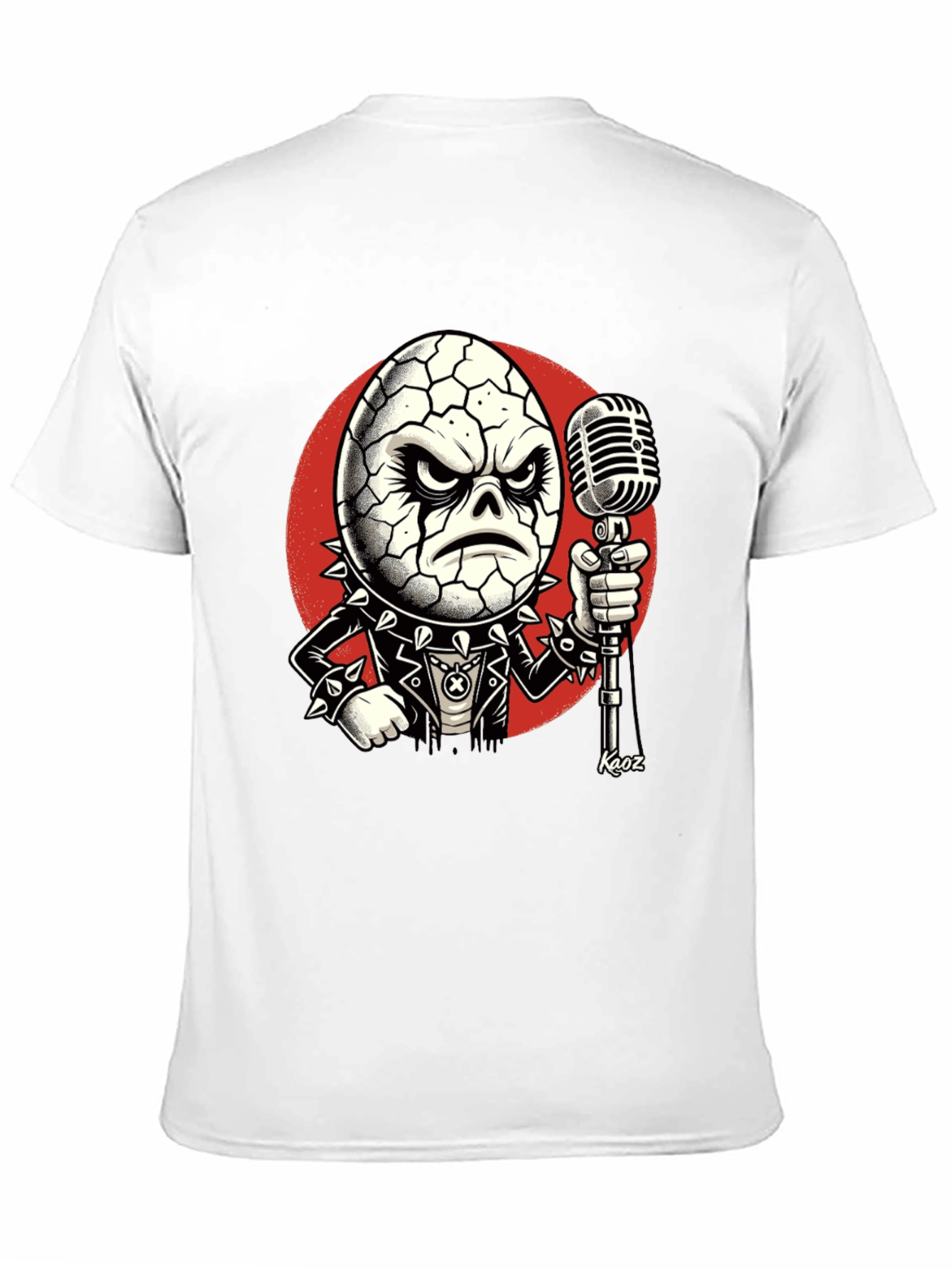 Egghead Rocker T-Shirt - Cool Cartoon Graphic Tee
