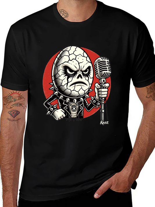Egghead Rocker T-Shirt - Cool Cartoon Graphic Tee