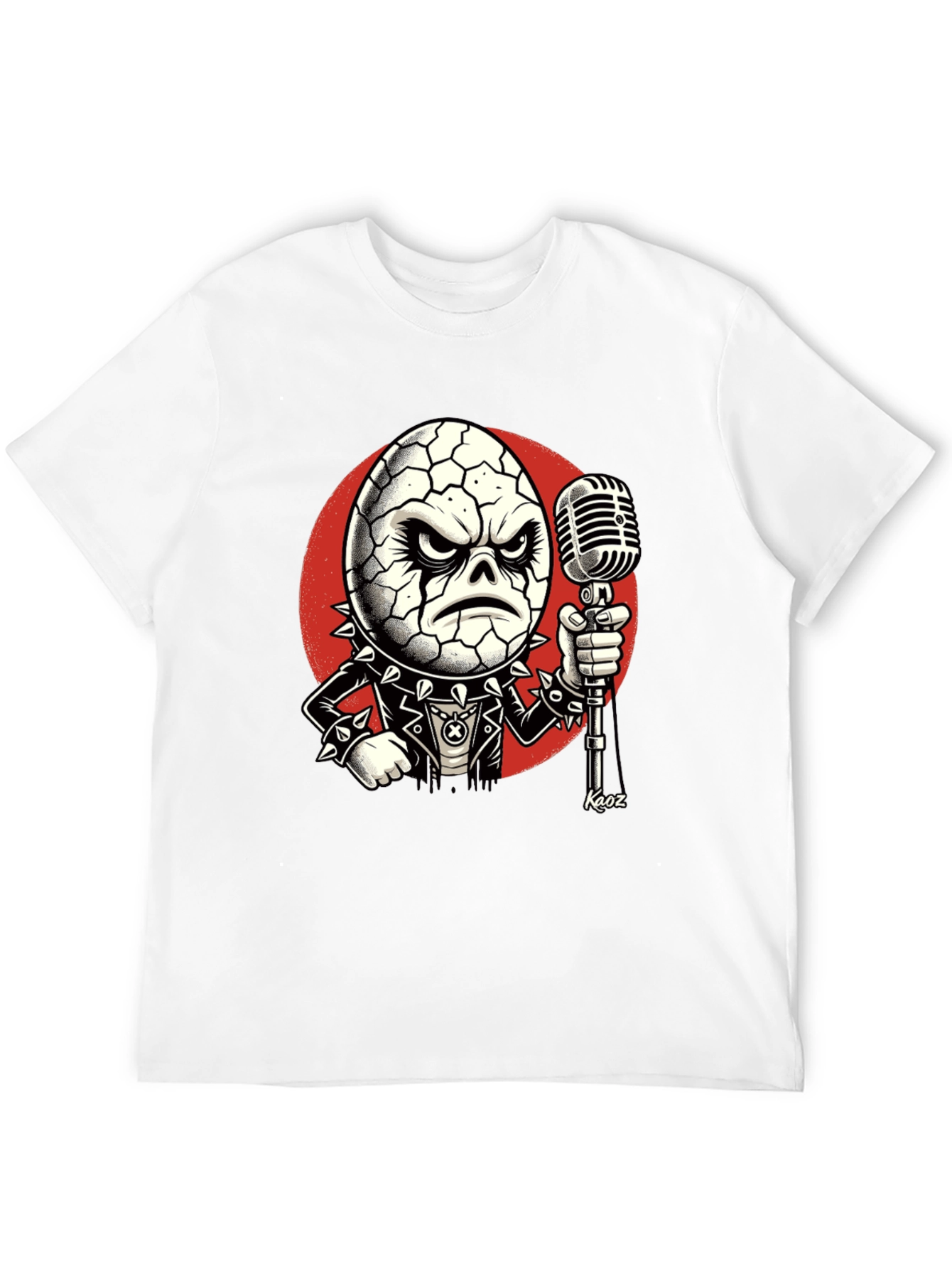 Egghead Rocker T-Shirt - Cool Cartoon Graphic Tee