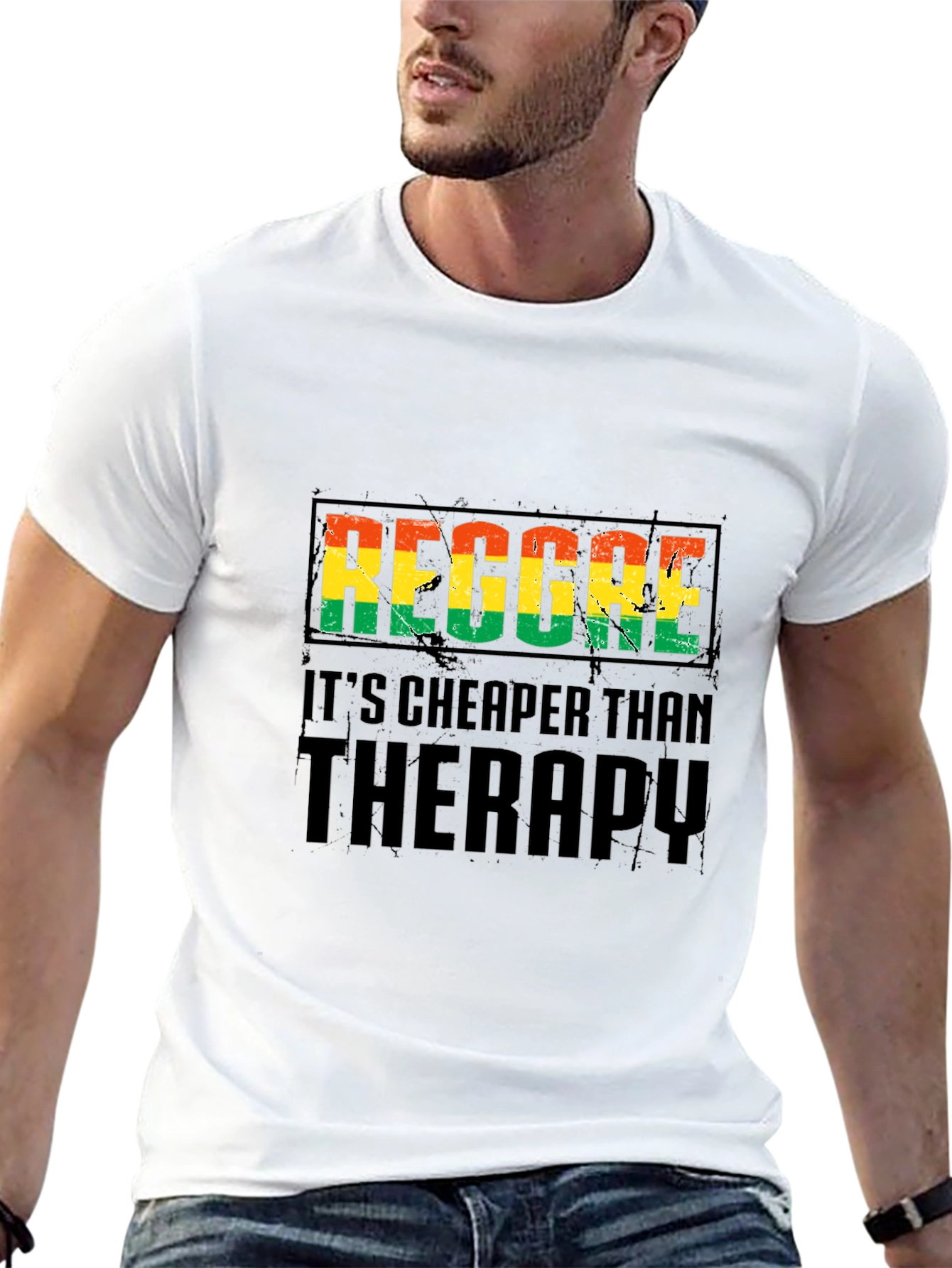 Reggae Therapy Black T-Shirt