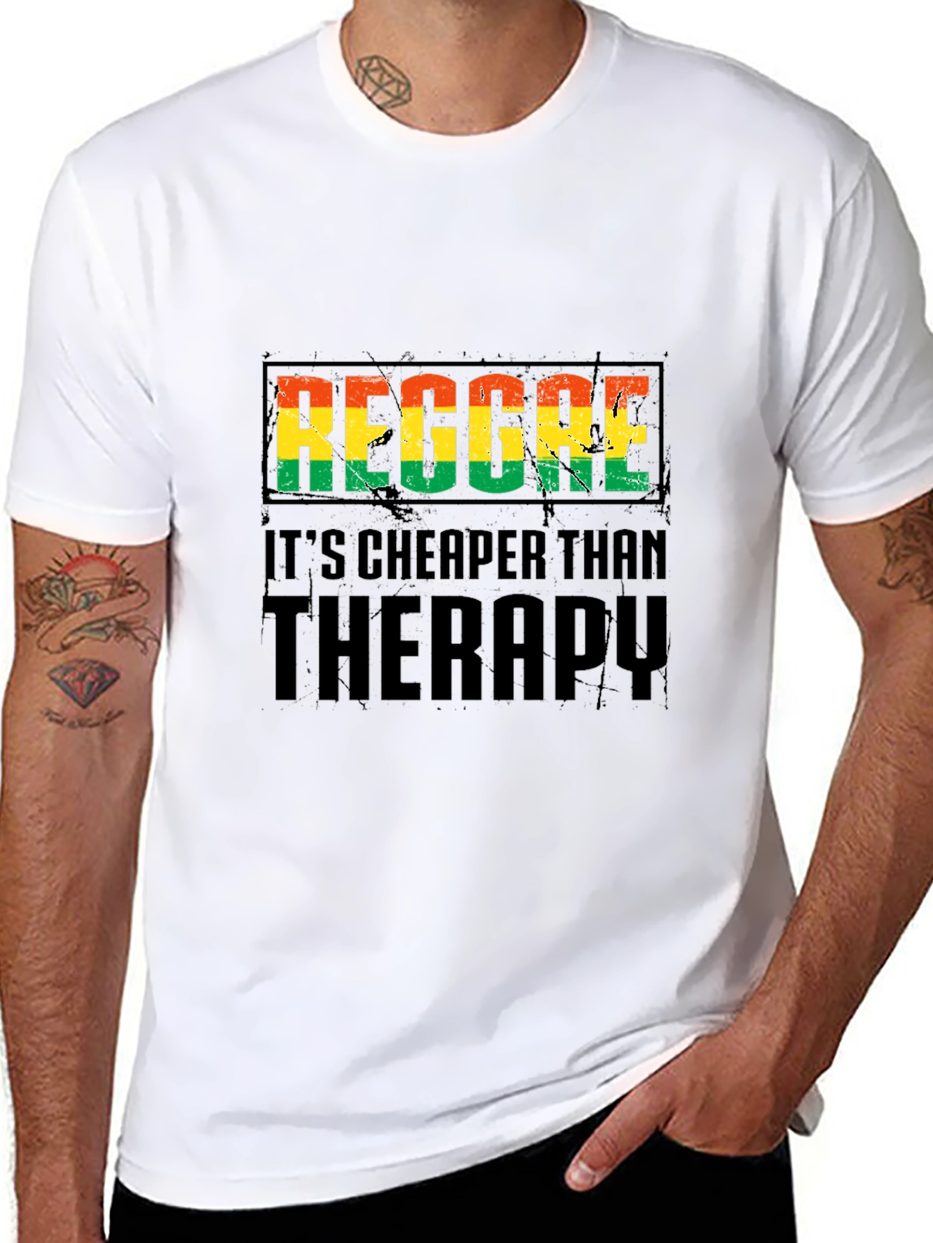 Reggae Therapy Black T-Shirt