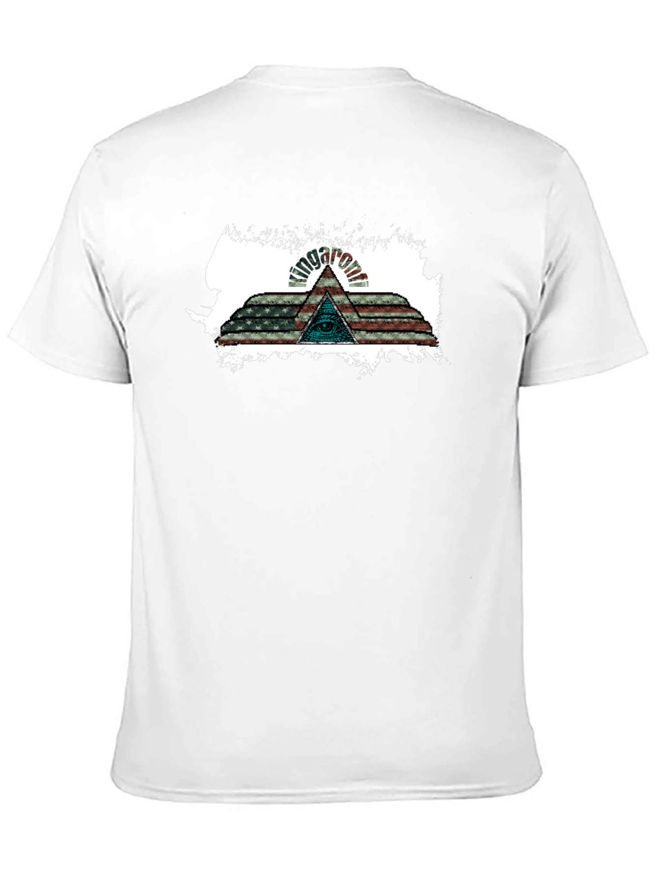 Illuminati American Flag Graphic Tee