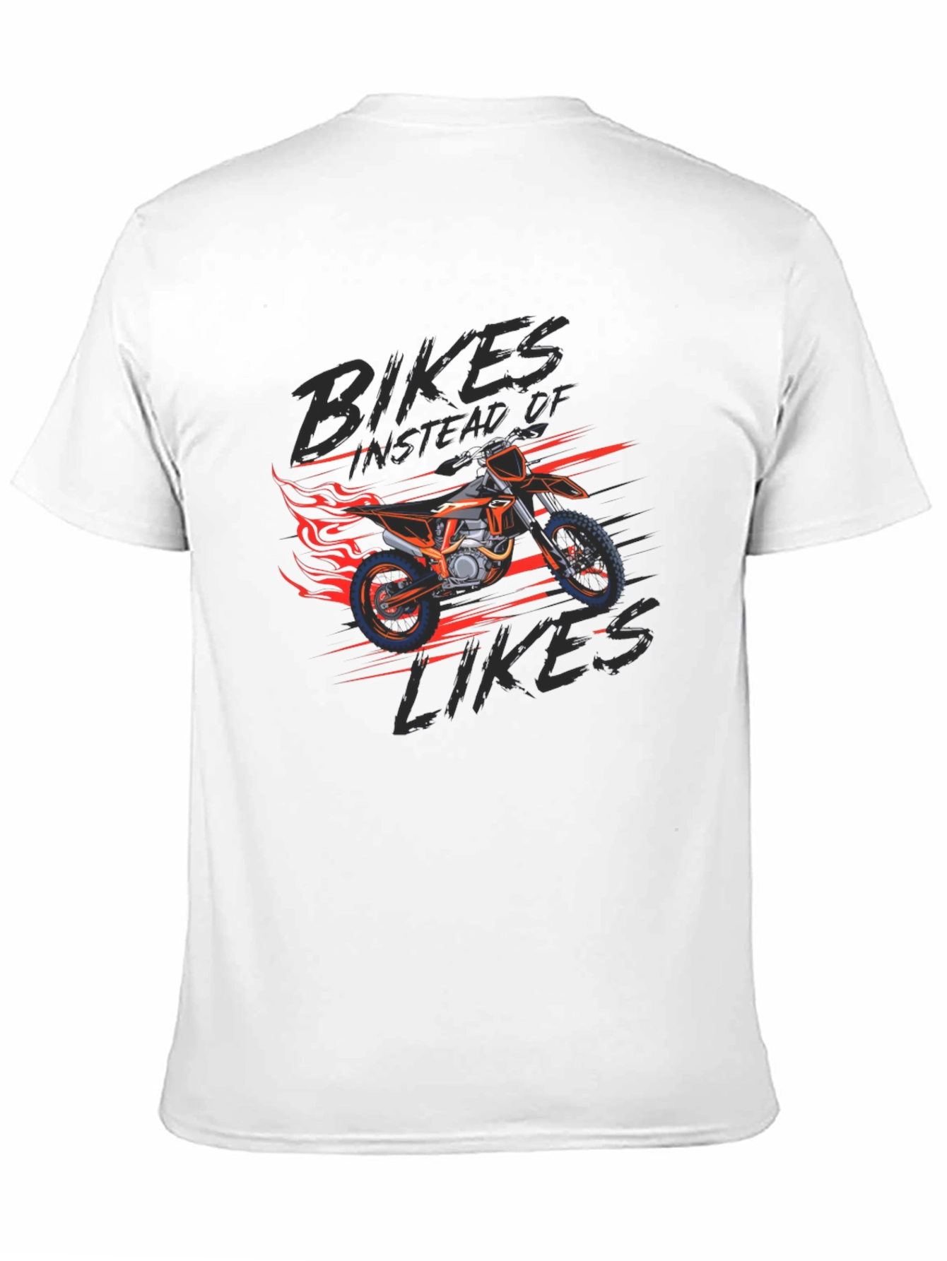 Bikes Instead of Likes Graphic Tee