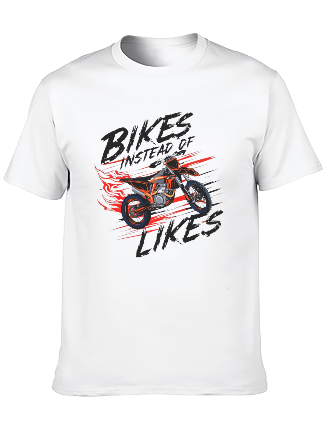 Bikes Instead of Likes Graphic Tee