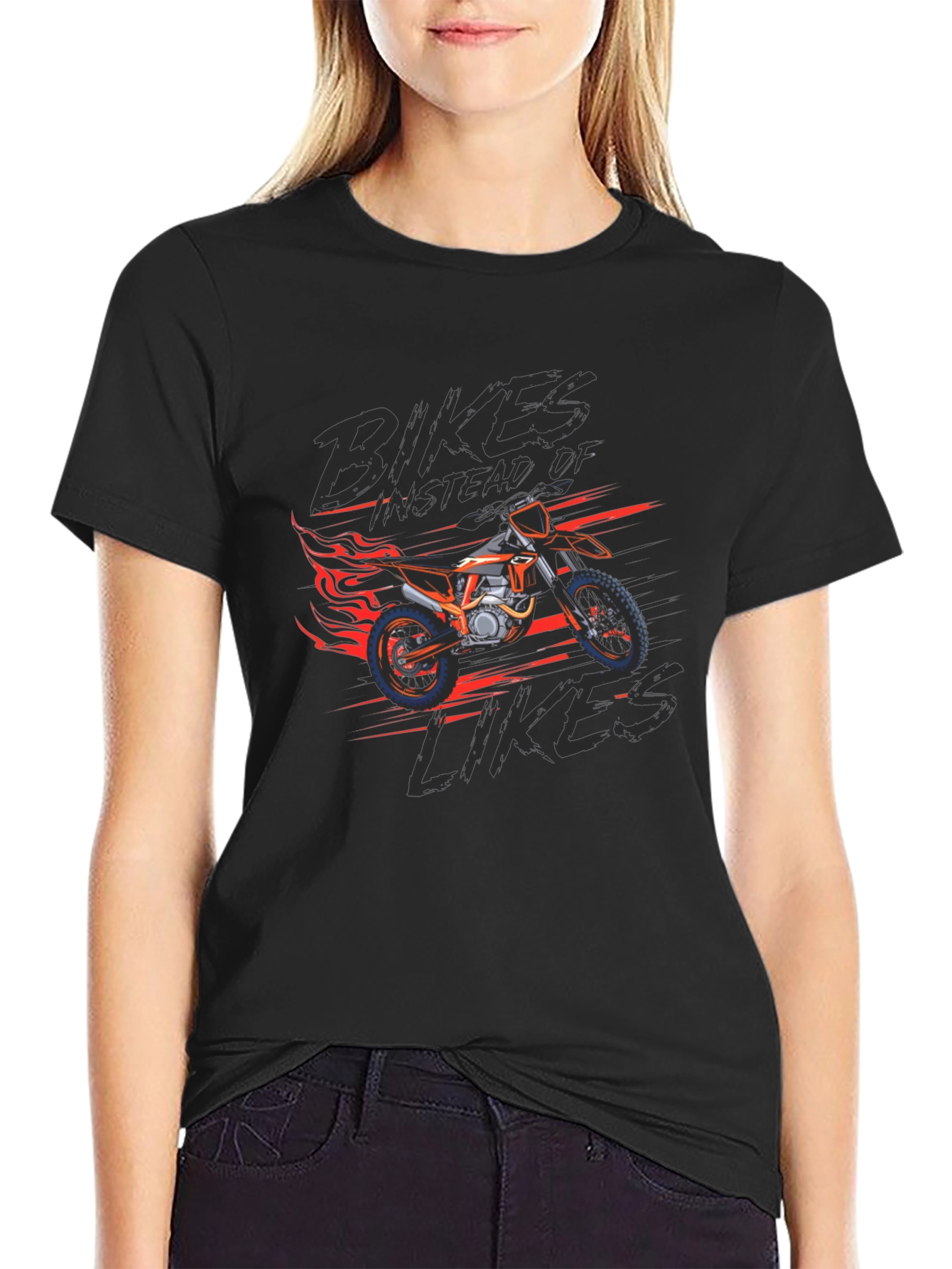 Bikes Instead of Likes Graphic Tee