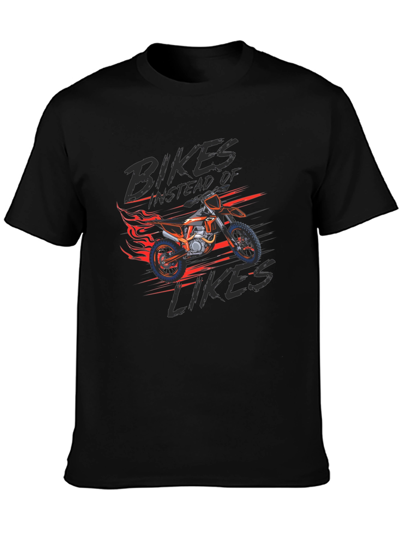 Bikes Instead of Likes Graphic Tee
