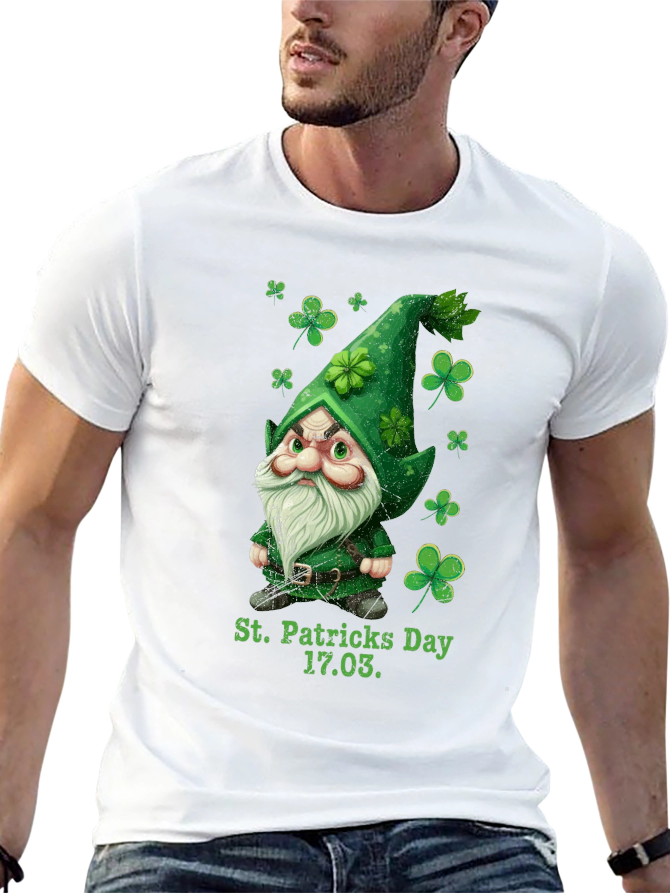 St. Patricks Day Gnome Graphic Tee