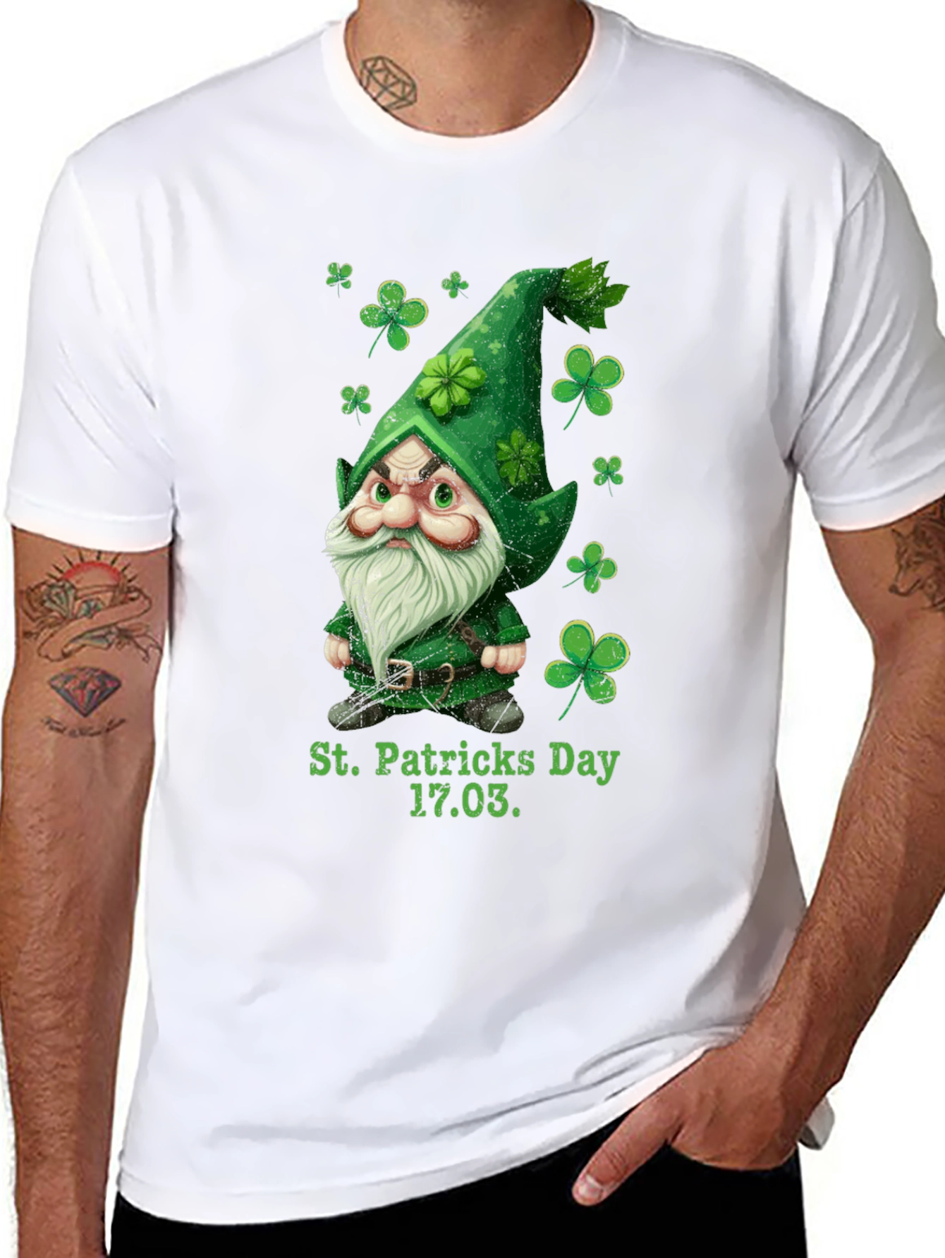 St. Patricks Day Gnome Graphic Tee