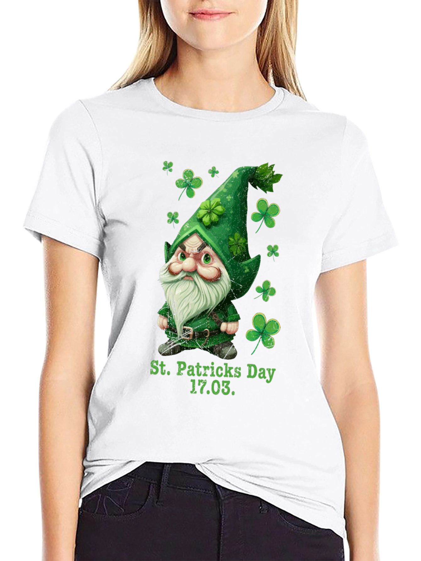 St. Patricks Day Gnome Graphic Tee