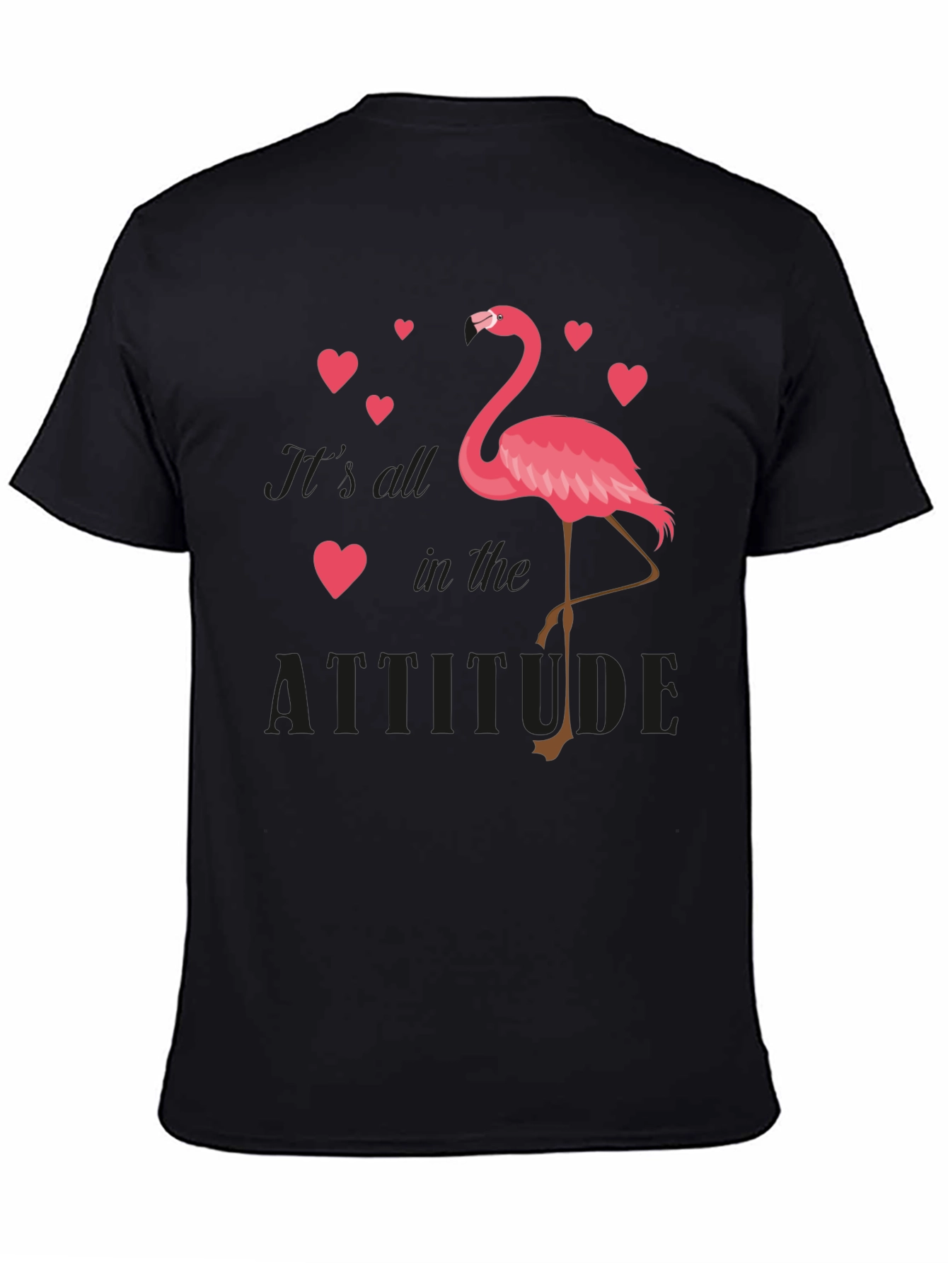 Flamingo Attitude Graphic Tee