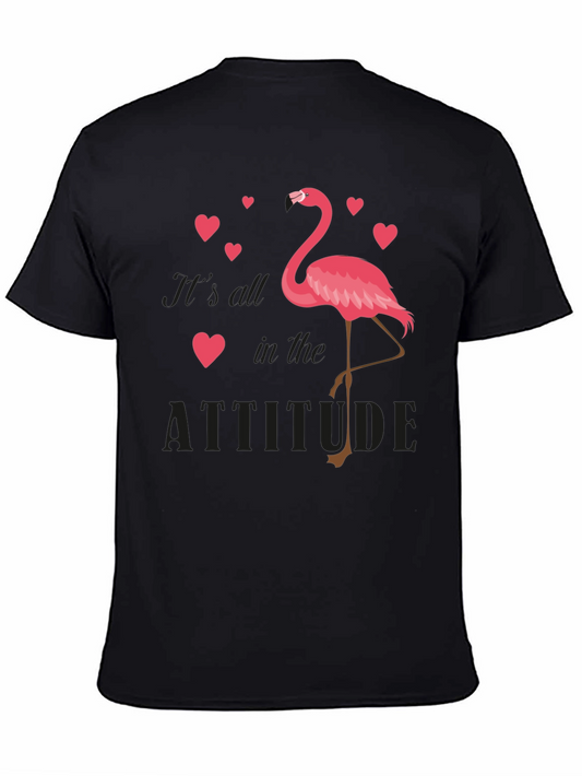 Flamingo Attitude Graphic Tee