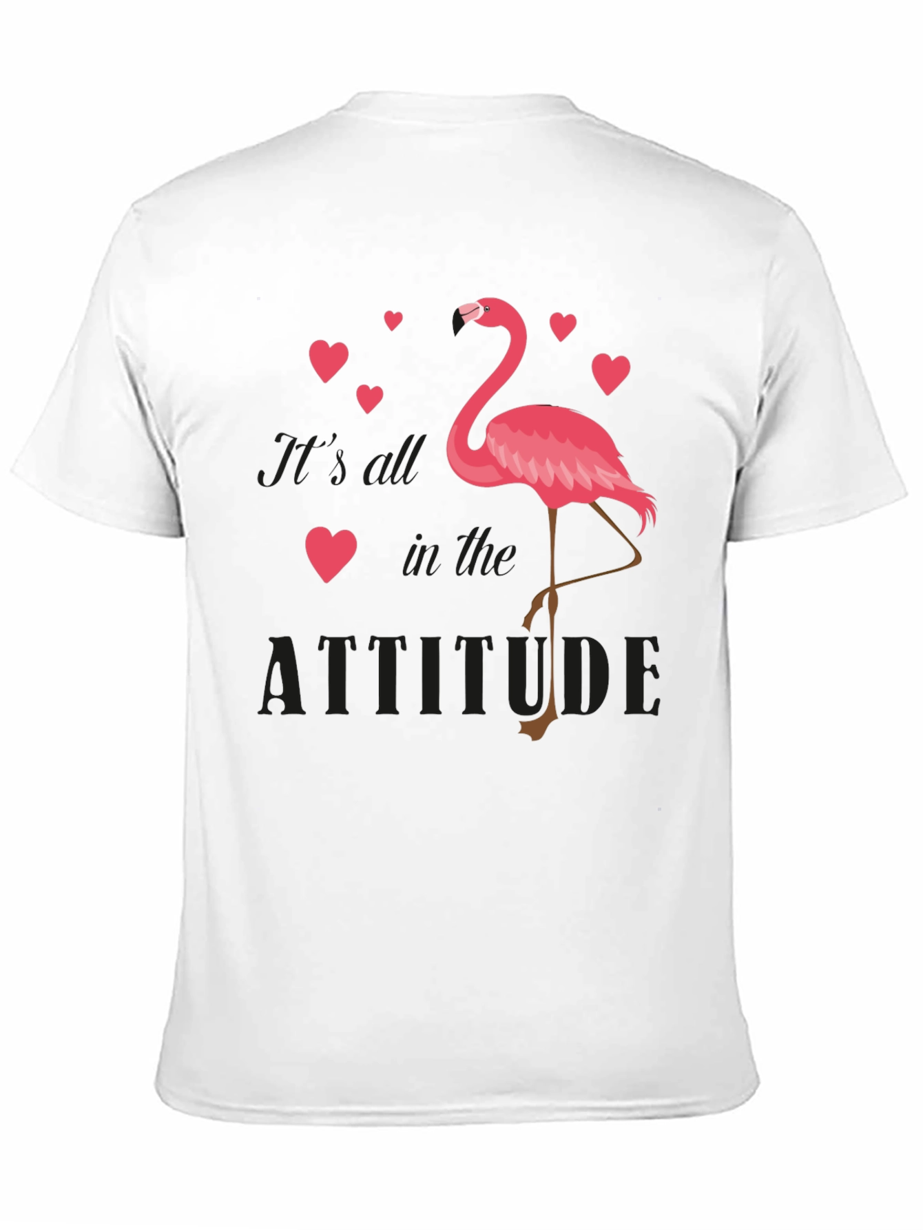 Flamingo Attitude Graphic Tee