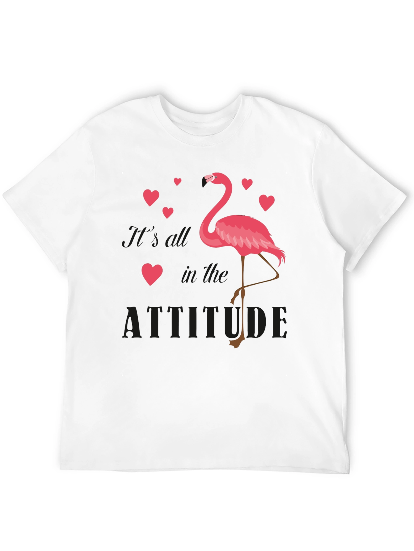Flamingo Attitude Graphic Tee