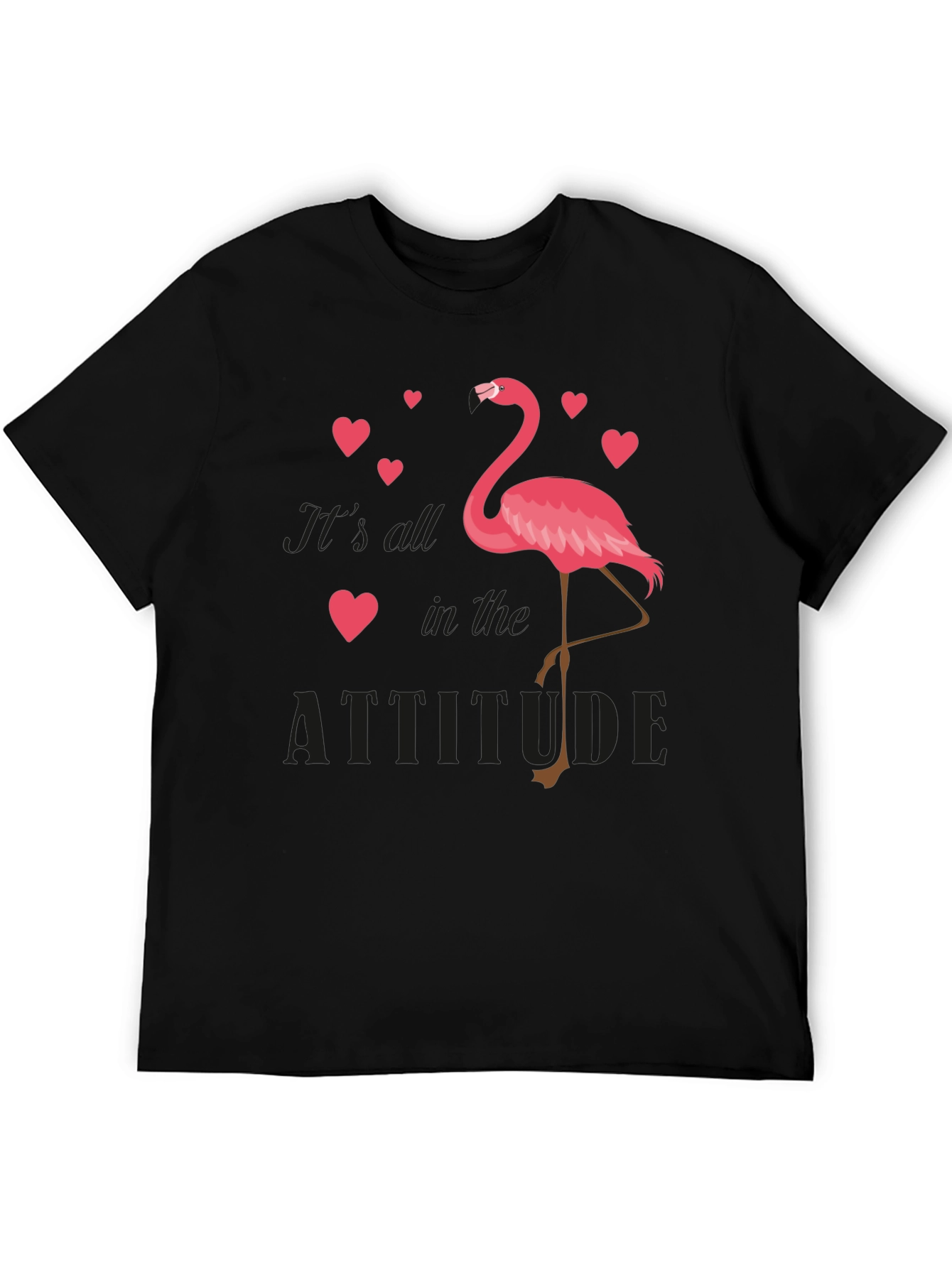 Flamingo Attitude Graphic Tee