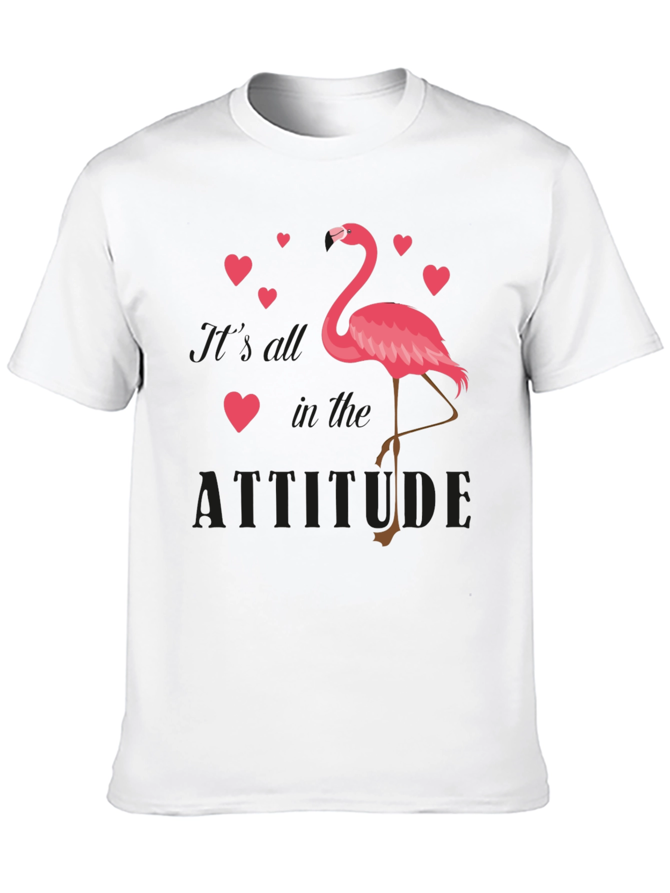 Flamingo Attitude Graphic Tee