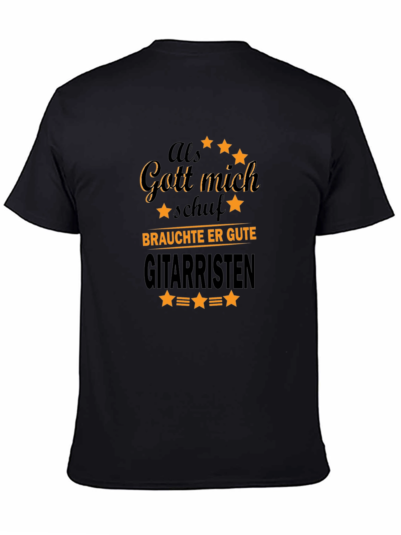 Als Gott Mich Schuf Guitar T-Shirt
