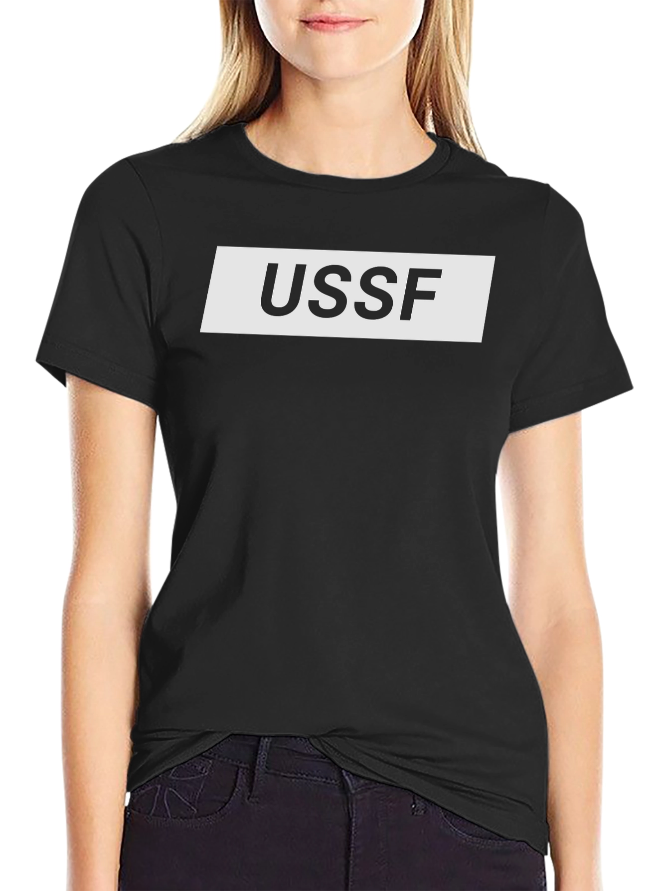 USSF Graphic Tee - Black Cotton Blend