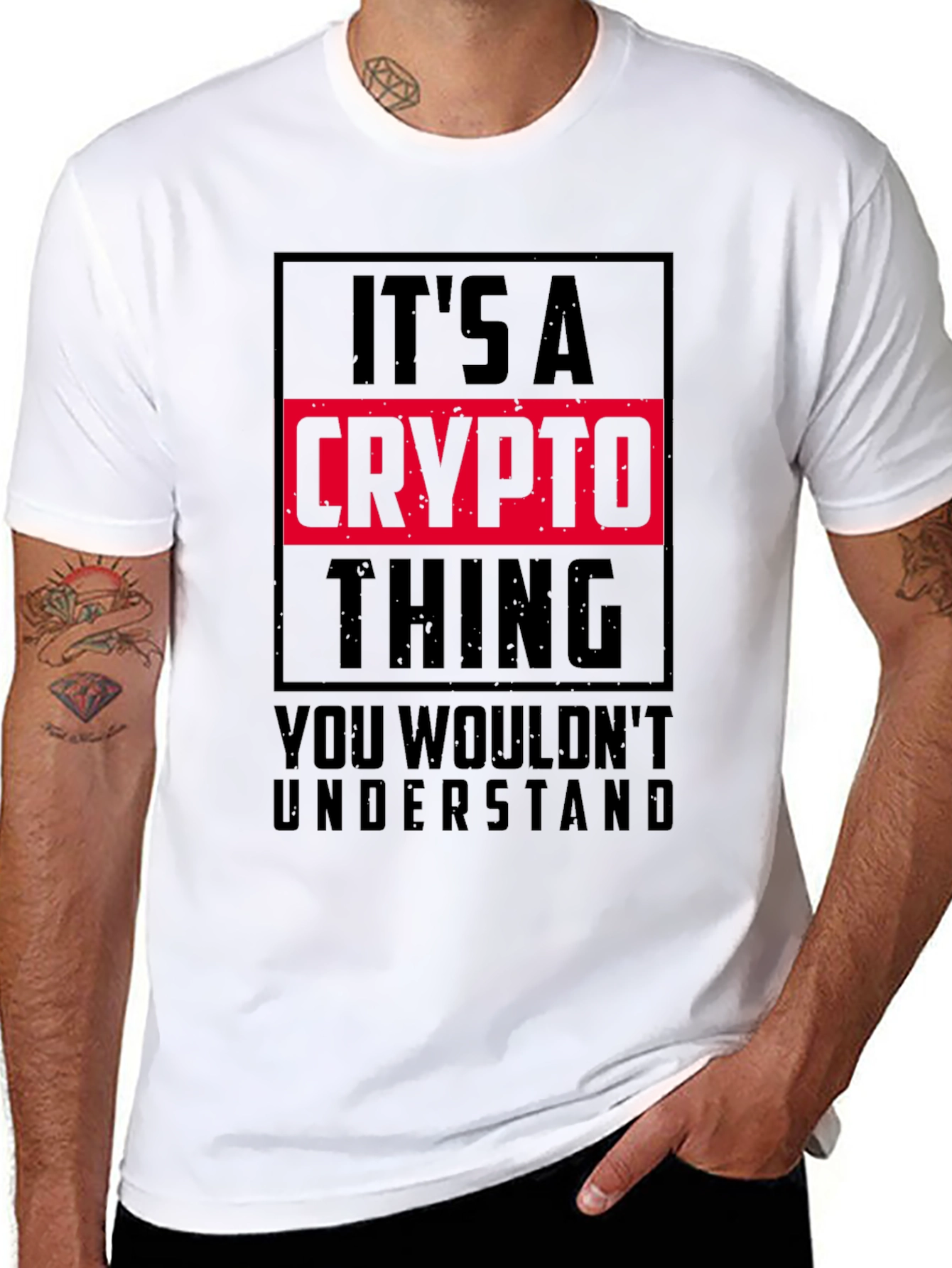 Its A Crypto Thing Mens Graphic T-Shirt
