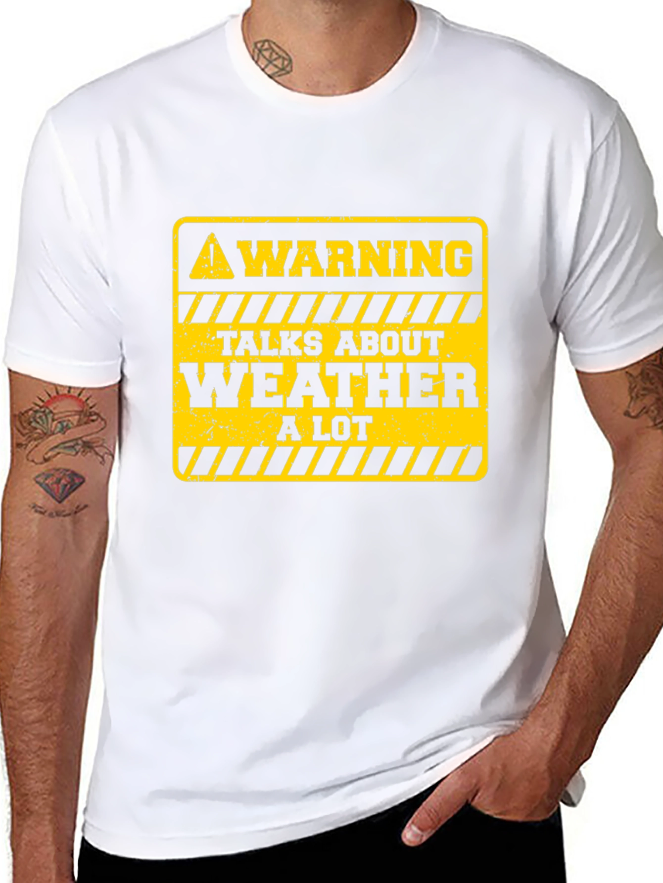 Warning: Talks About Weather T-Shirt