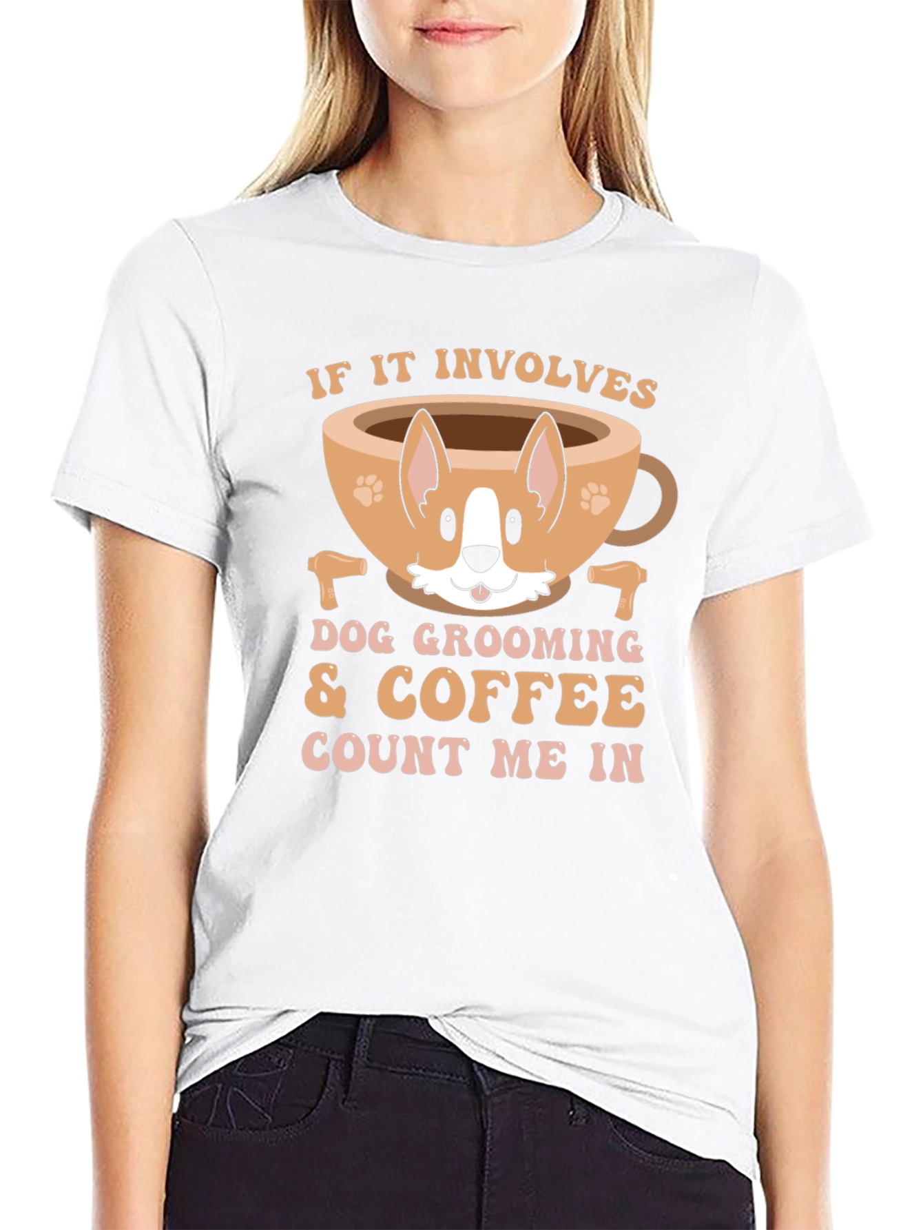 Dog Grooming and Coffee T-Shirt
