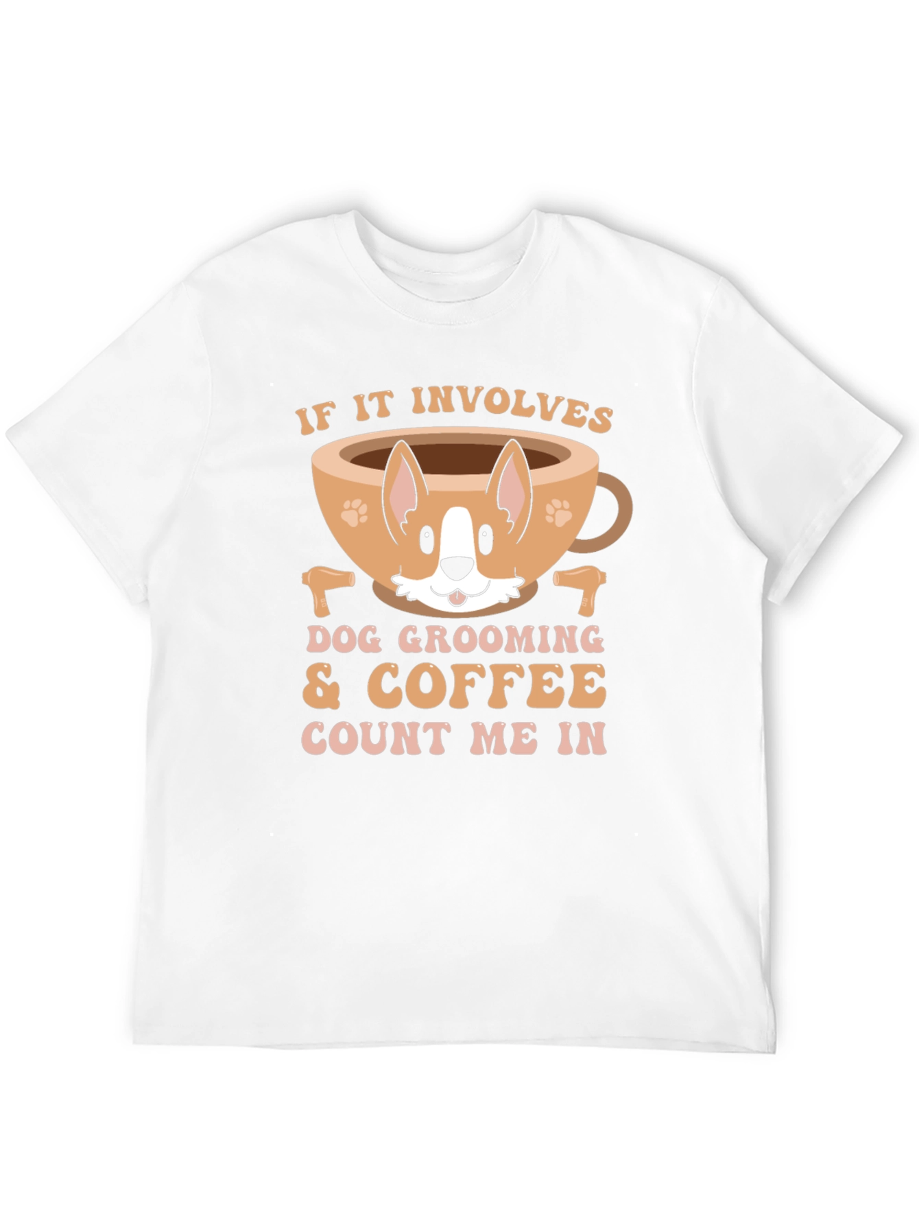 Dog Grooming and Coffee T-Shirt