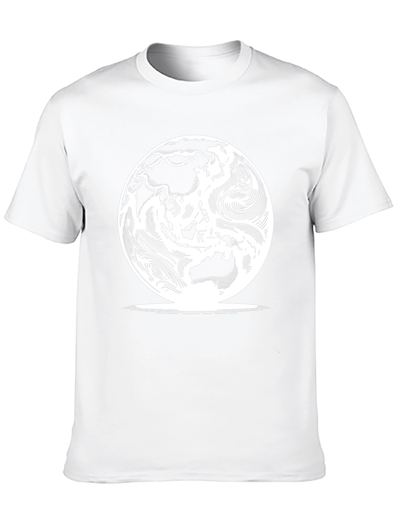 Earth Graphic T-Shirt - Black Casual Tee
