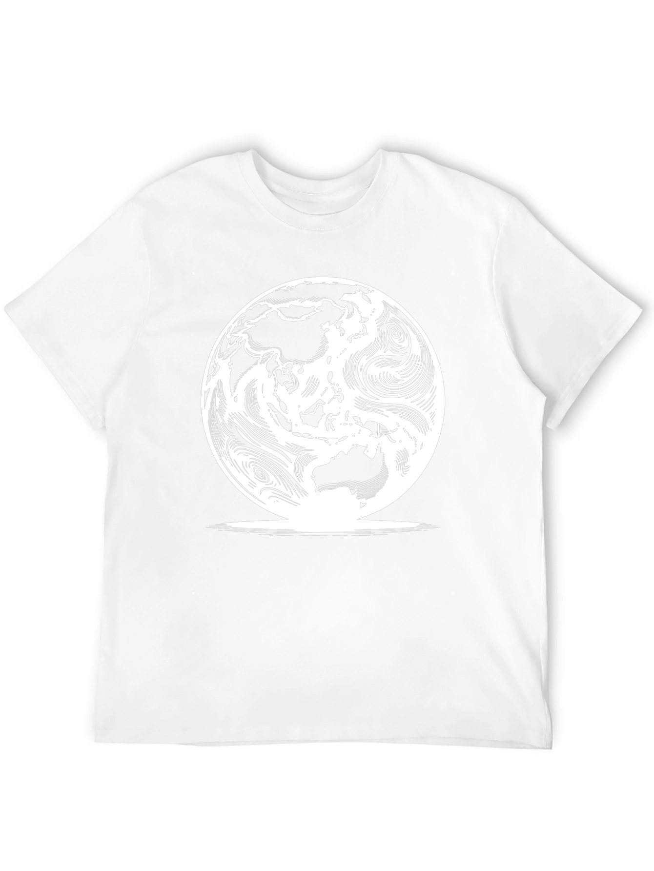 Earth Graphic T-Shirt - Black Casual Tee