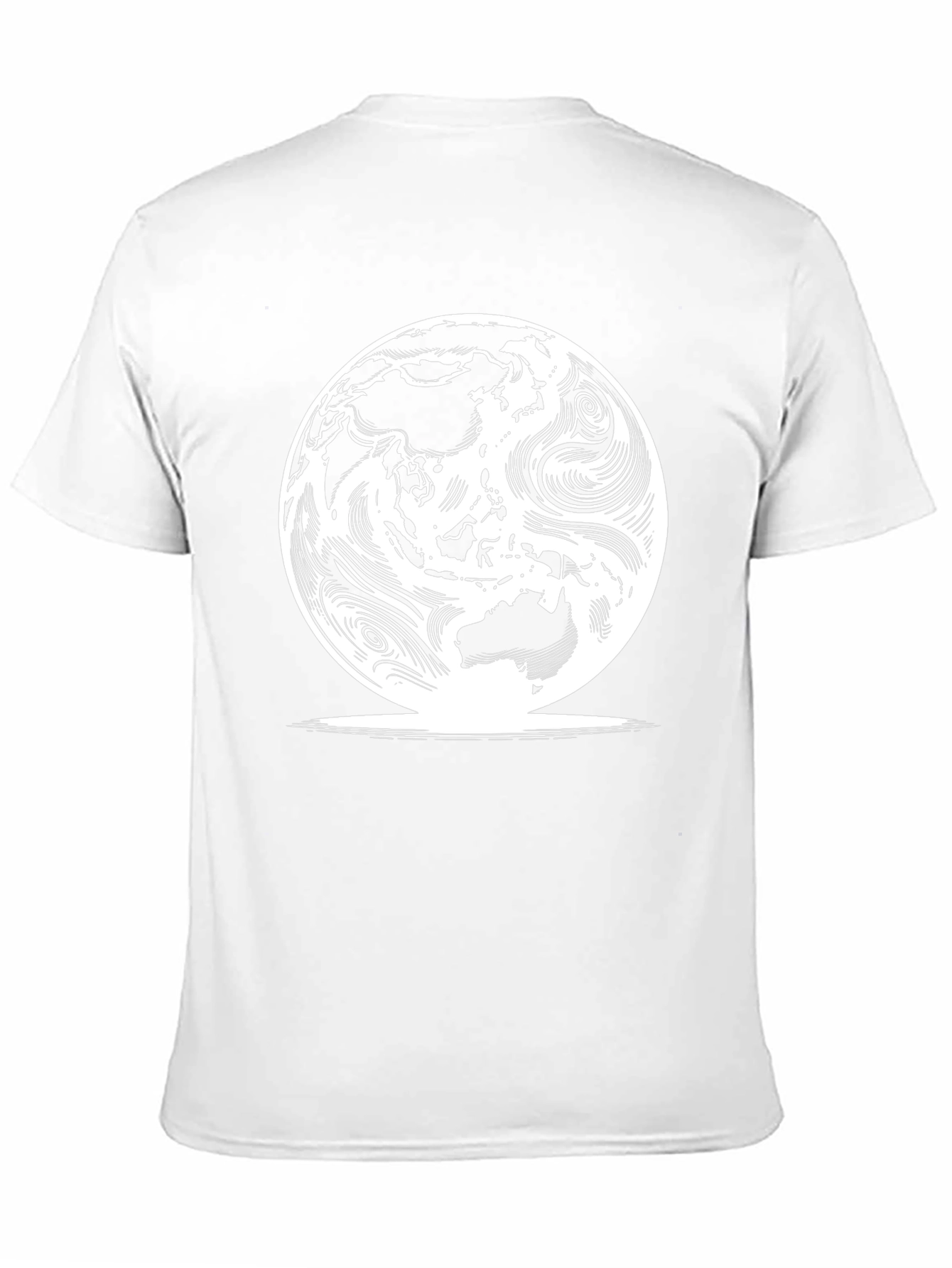 Earth Graphic T-Shirt - Black Casual Tee