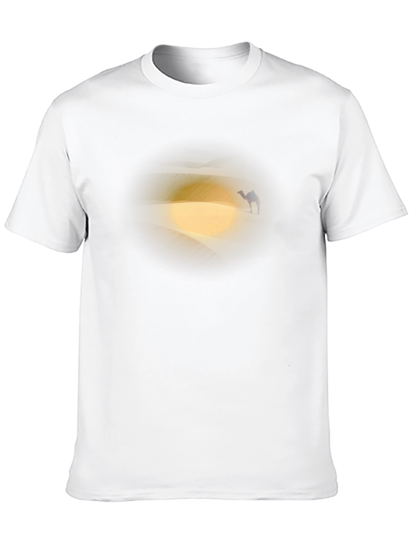 Desert Camel Graphic Tee - Black