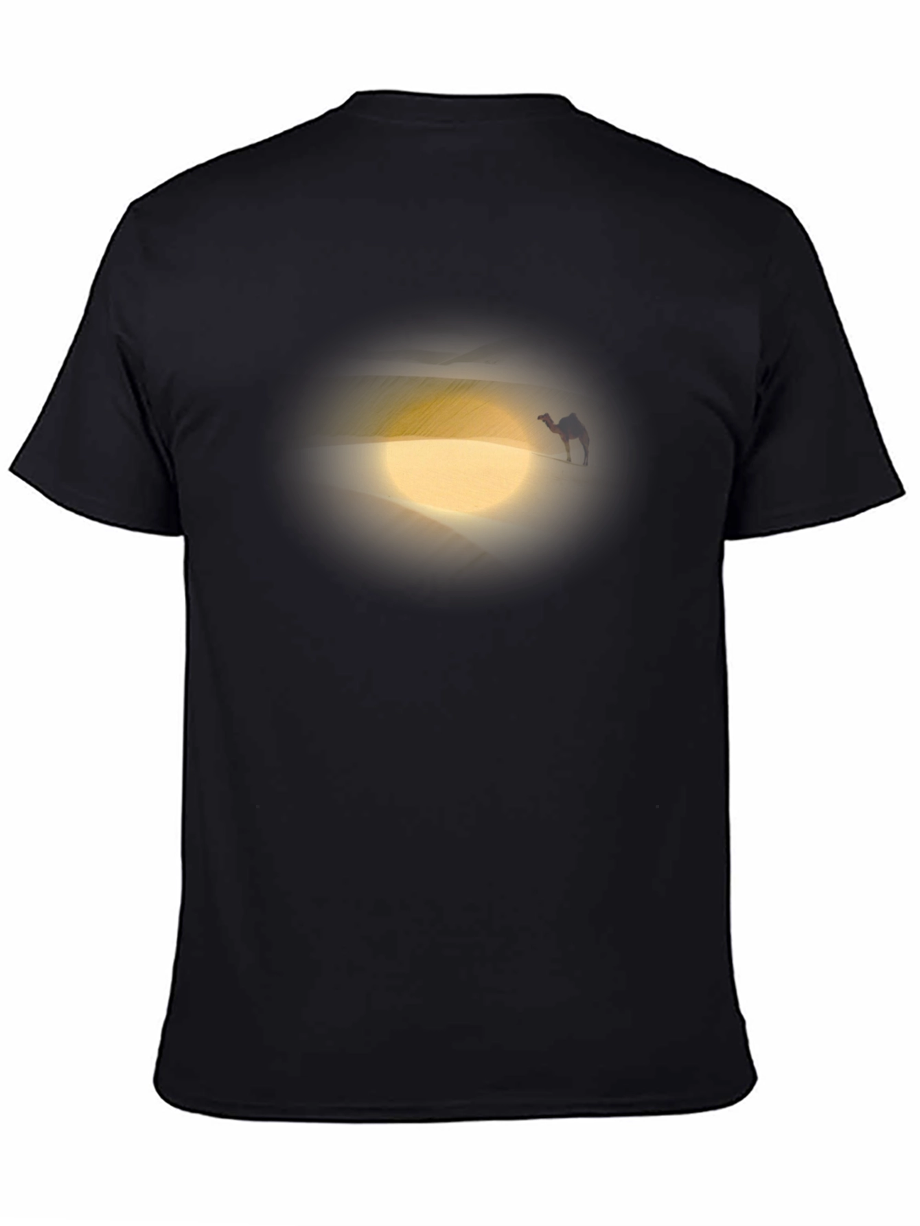 Desert Camel Graphic Tee - Black
