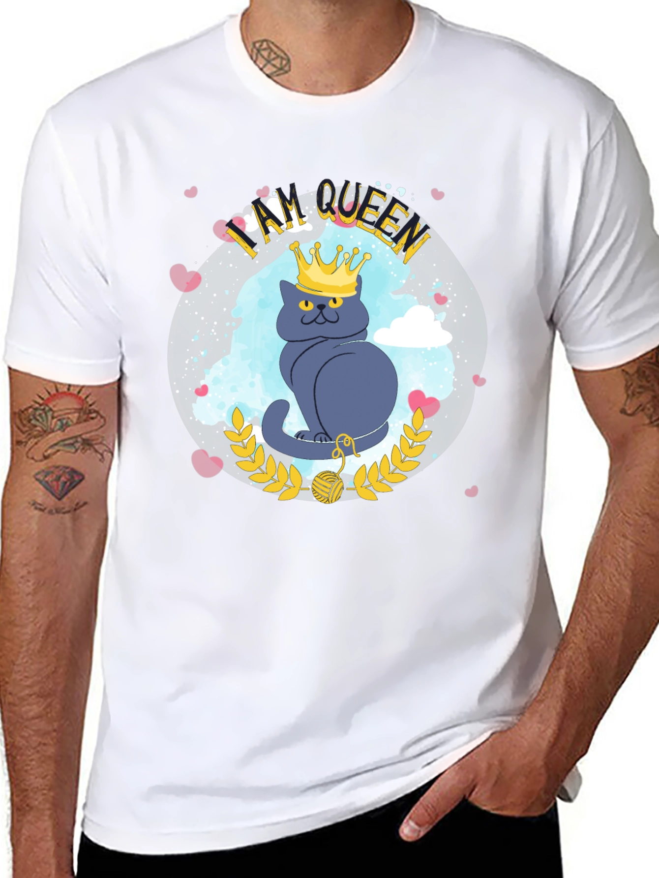 Im Cat Queen T-Shirt