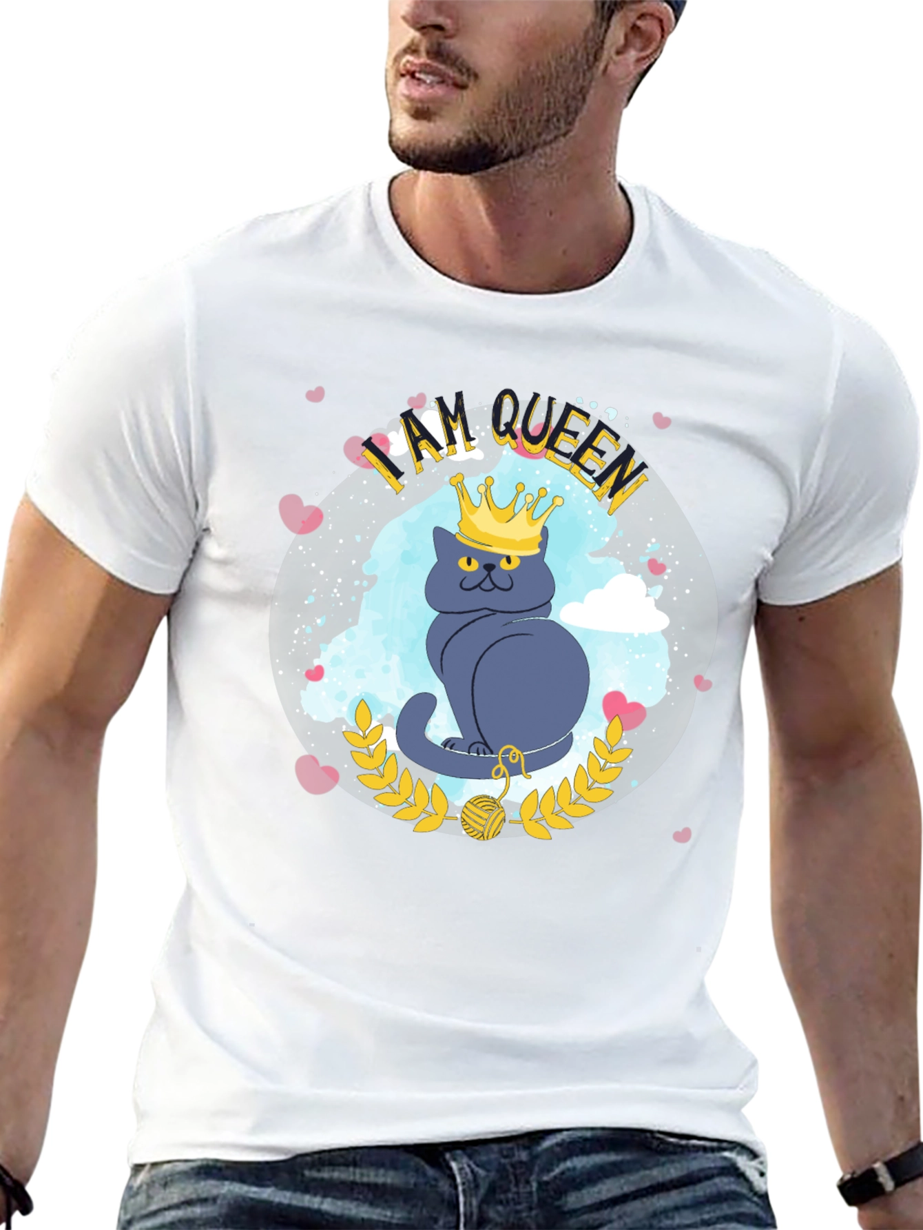 Im Cat Queen T-Shirt