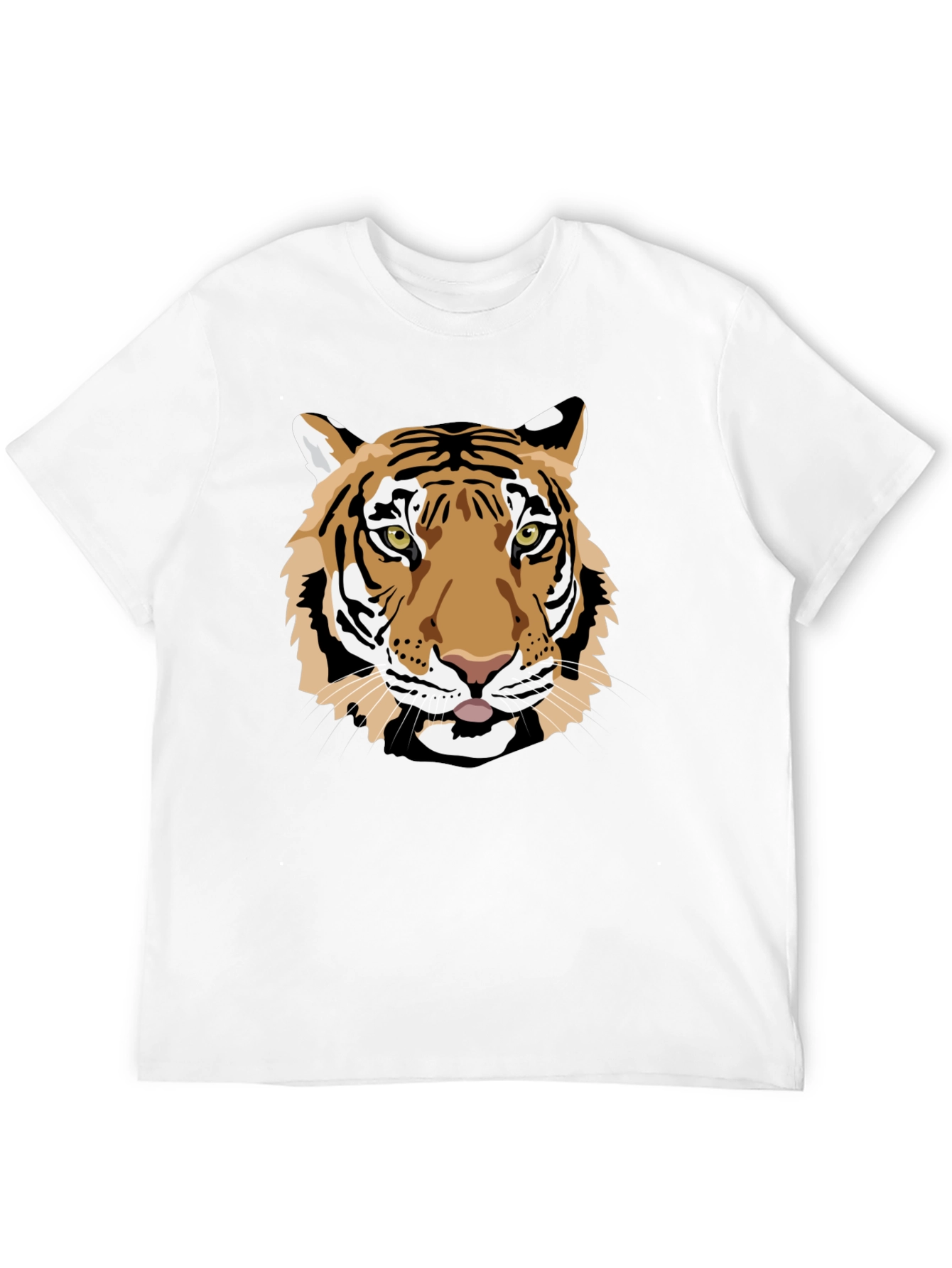 Tiger Graphic Black Tee