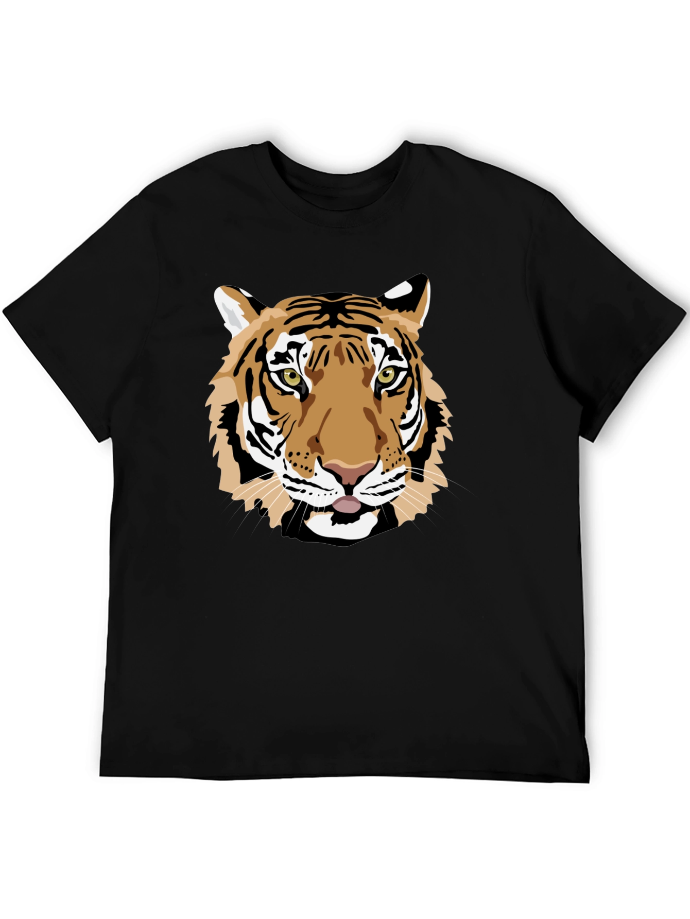 Tiger Graphic Black Tee
