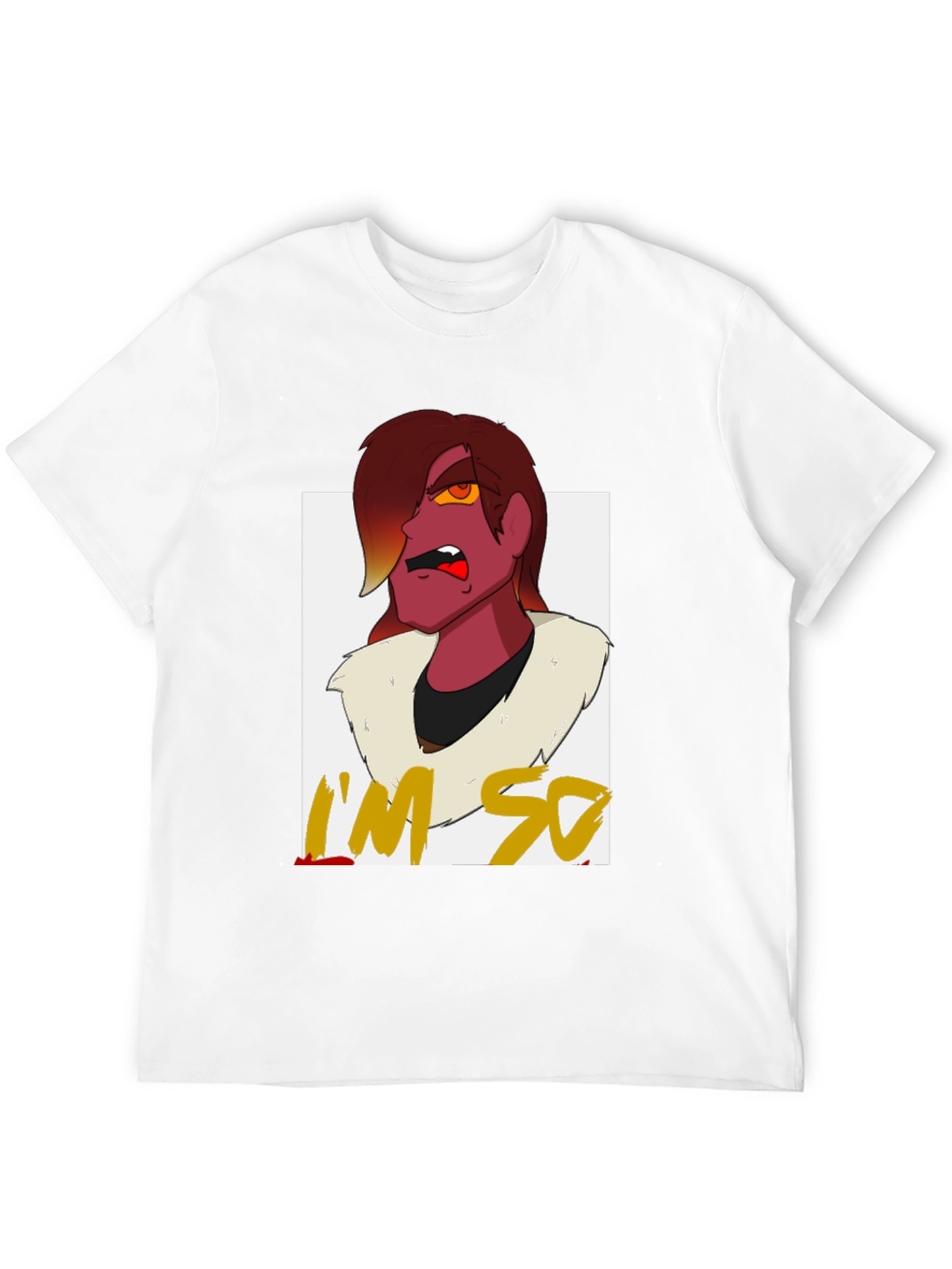Im So Over It T-Shirt - Cartoon Character Design