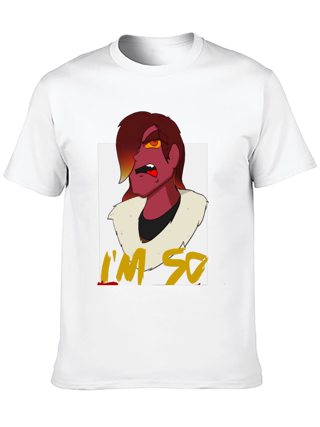 Im So Over It T-Shirt - Cartoon Character Design