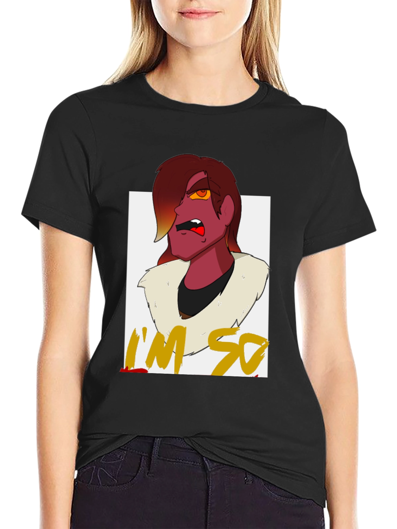 Im So Over It T-Shirt - Cartoon Character Design