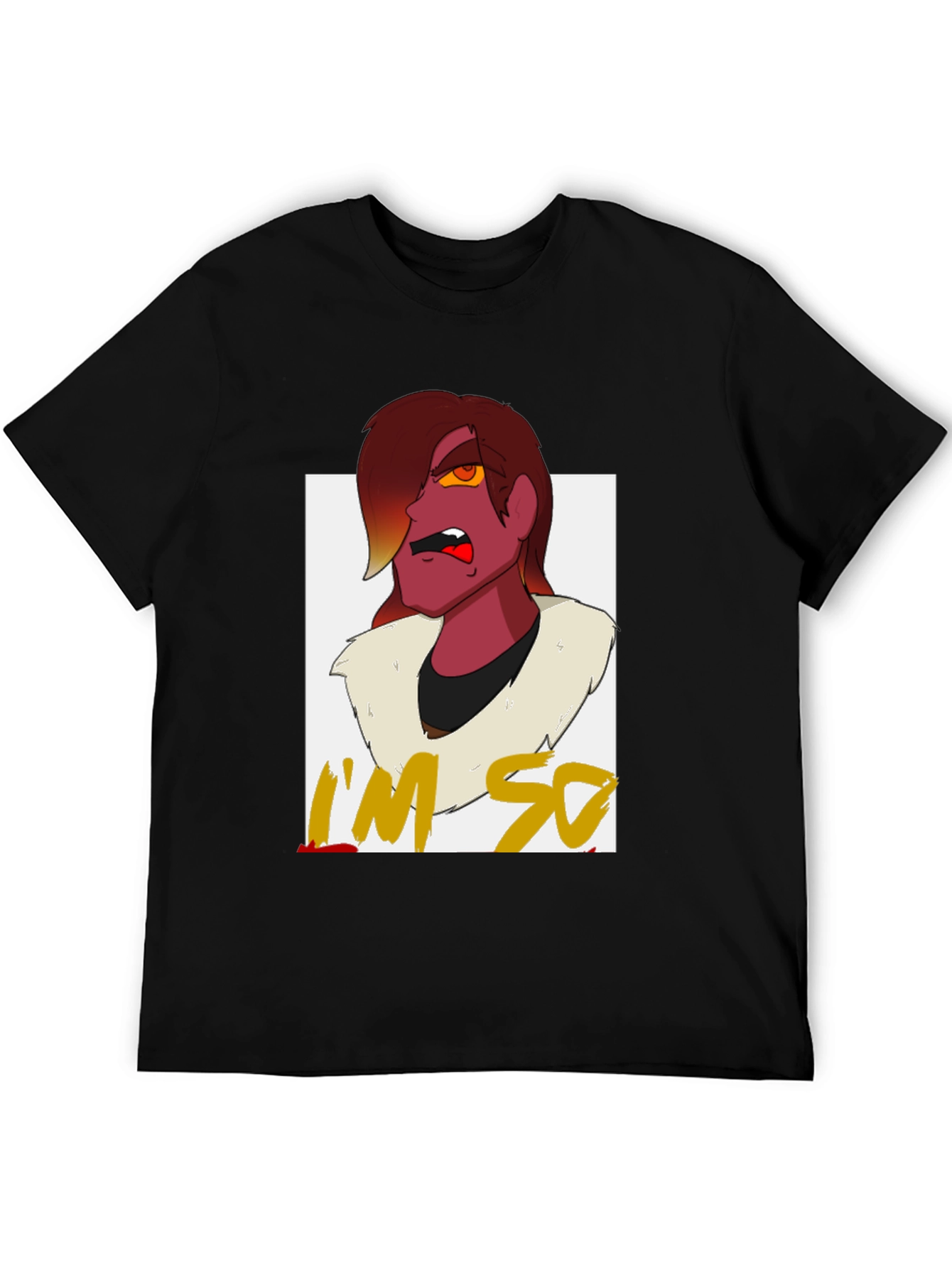 Im So Over It T-Shirt - Cartoon Character Design