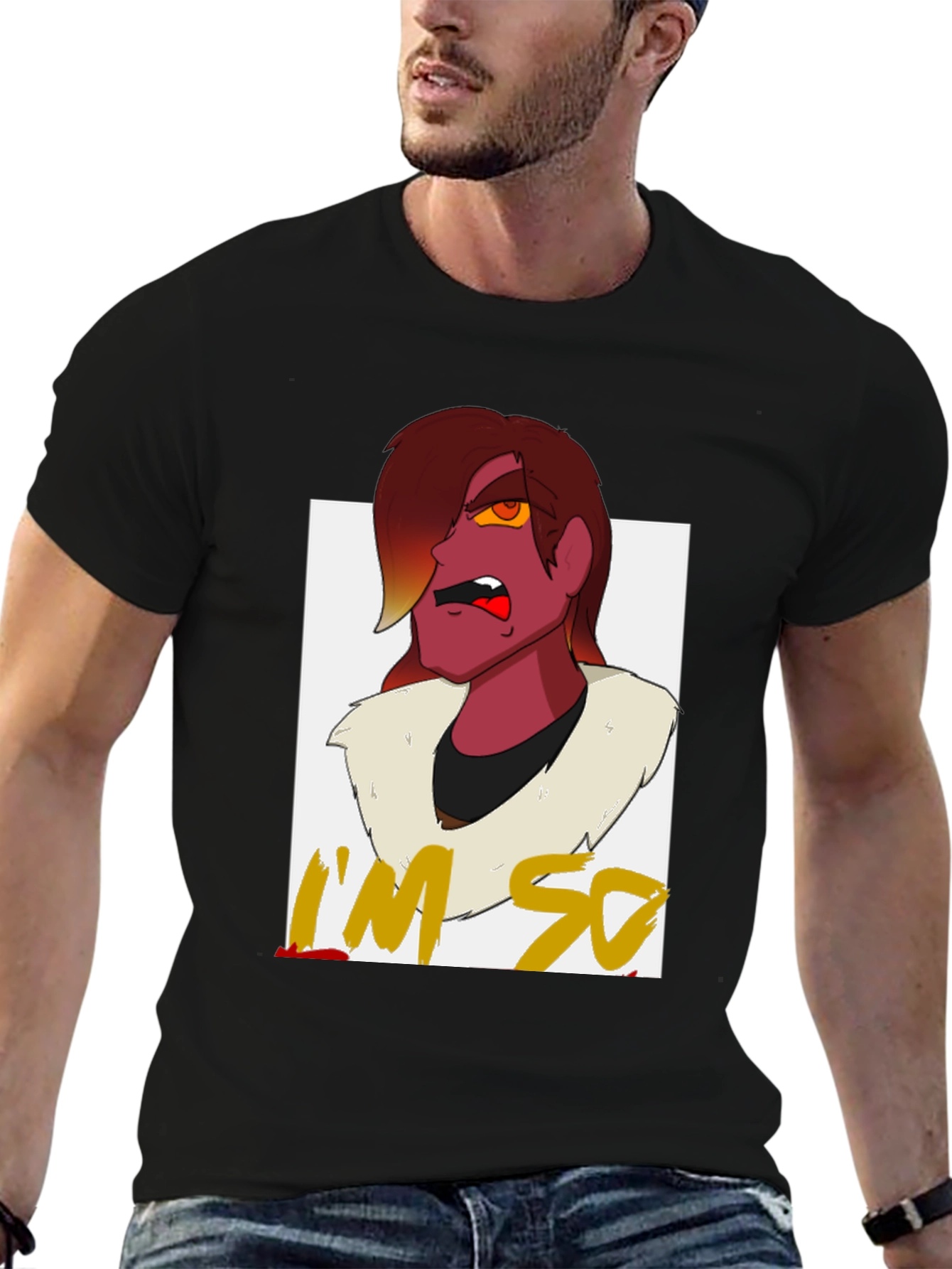 Im So Over It T-Shirt - Cartoon Character Design
