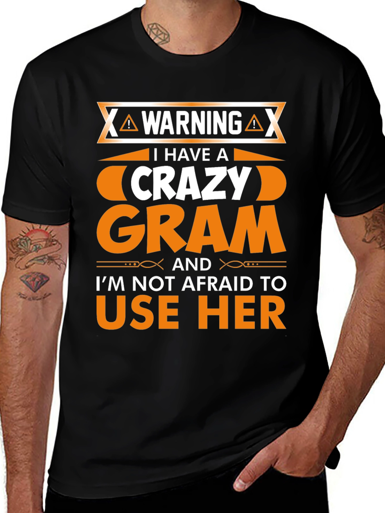 Warning Crazy Gram T-Shirt