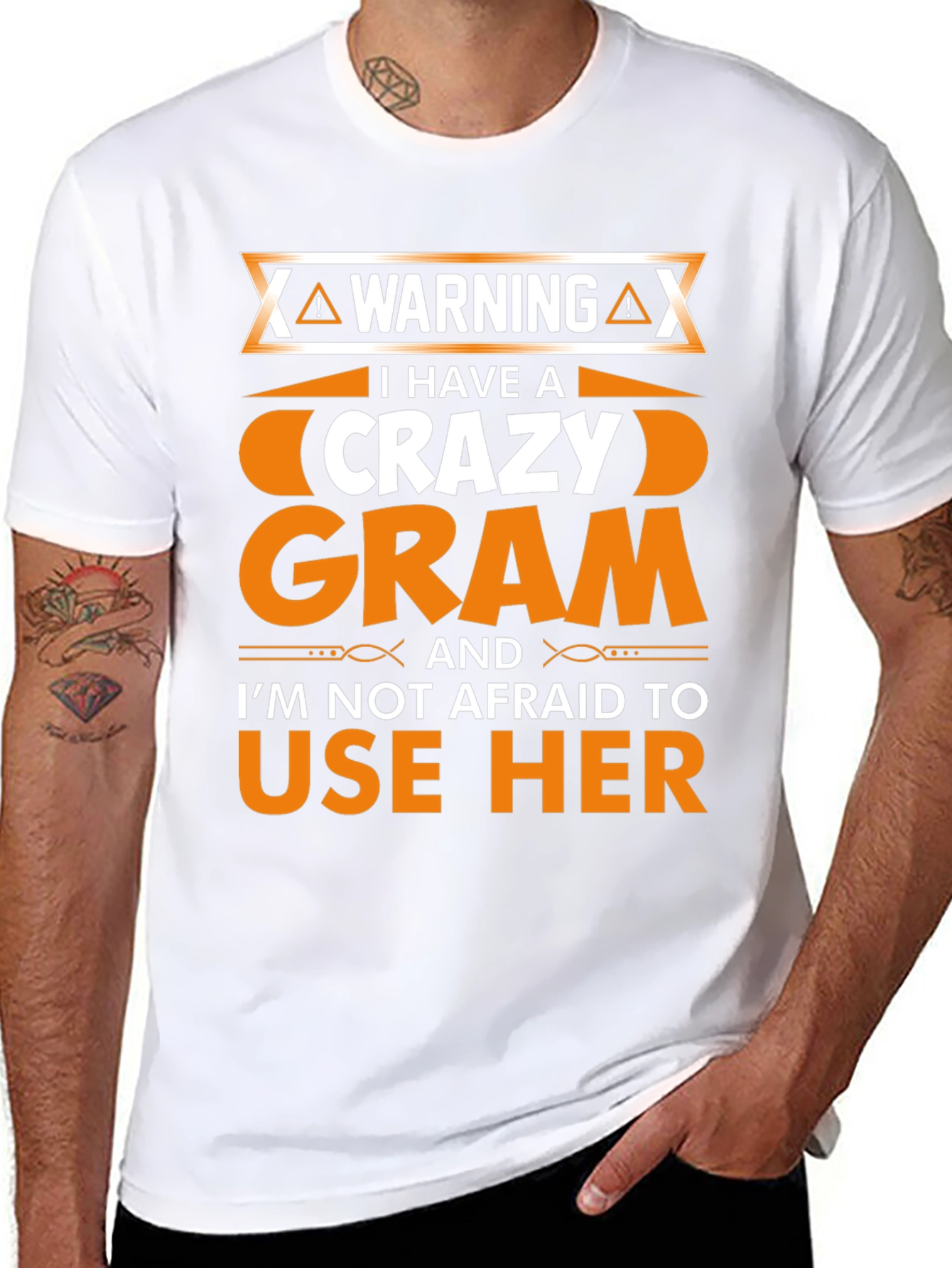 Warning Crazy Gram T-Shirt