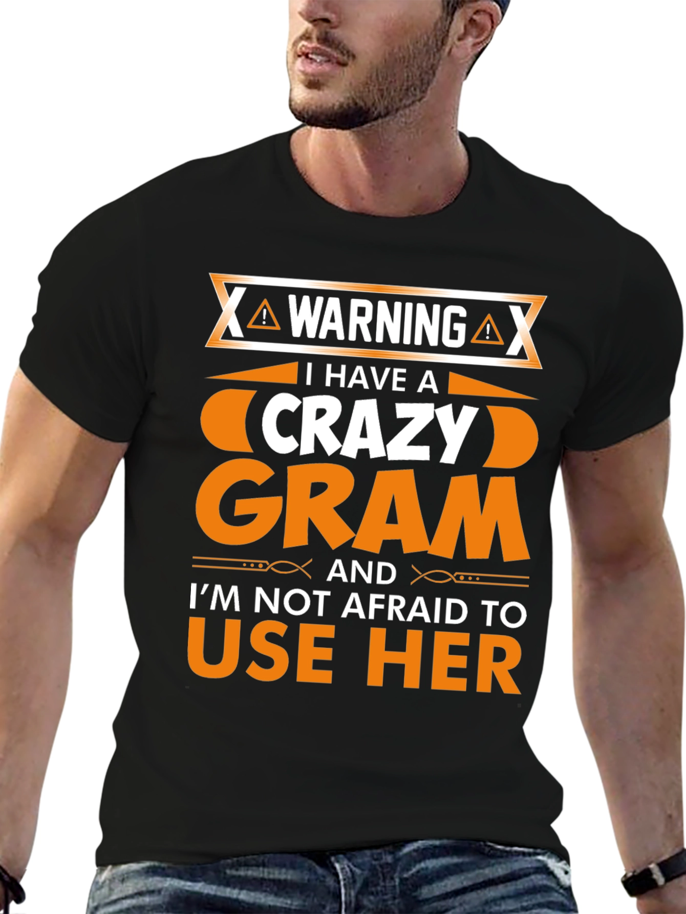 Warning Crazy Gram T-Shirt