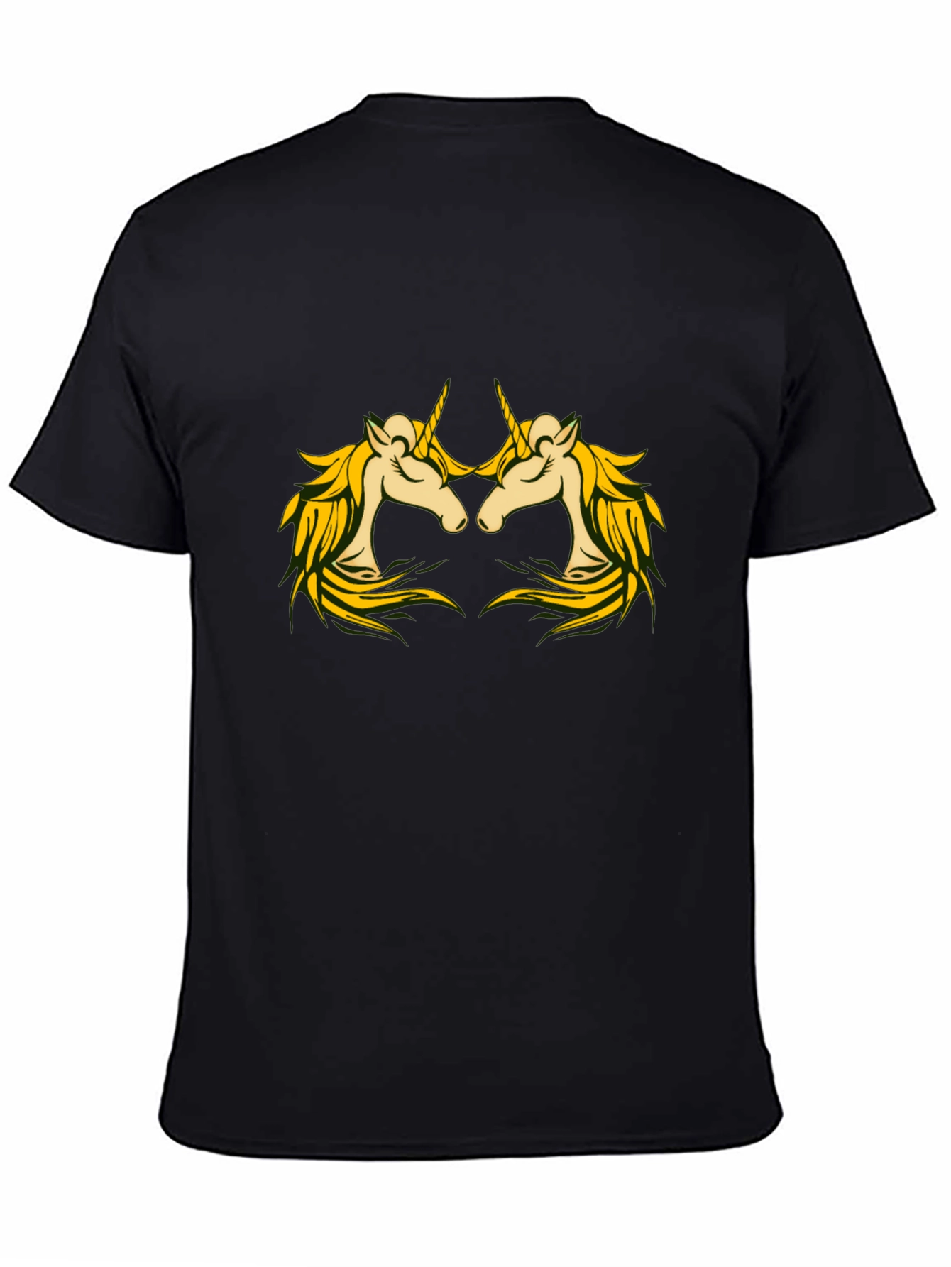 Unicorns Black T-Shirt Magical Creature Tee