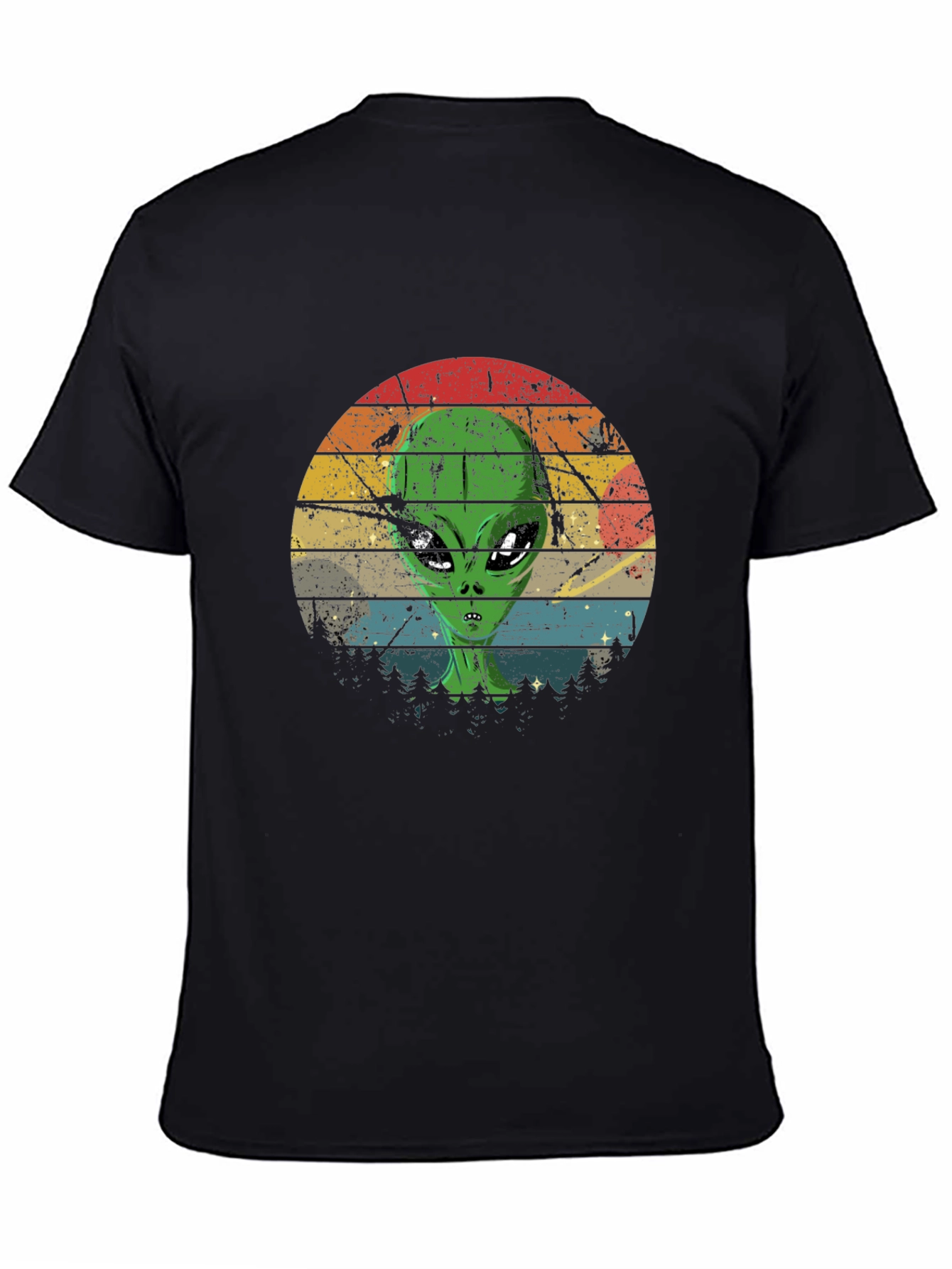 Retro Alien Graphic T-Shirt